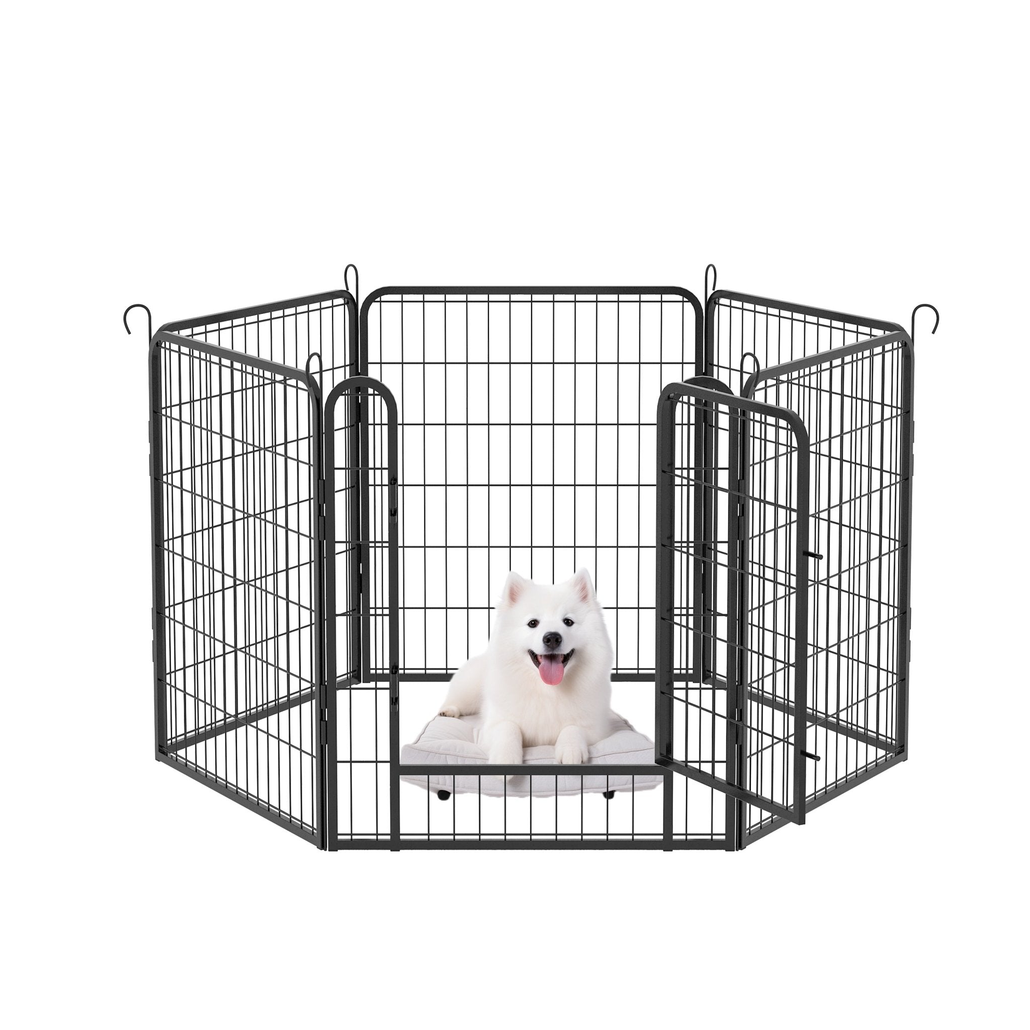 8 - plate heavy - duty metal pet enclosure 31.7' H - KiKiUMi