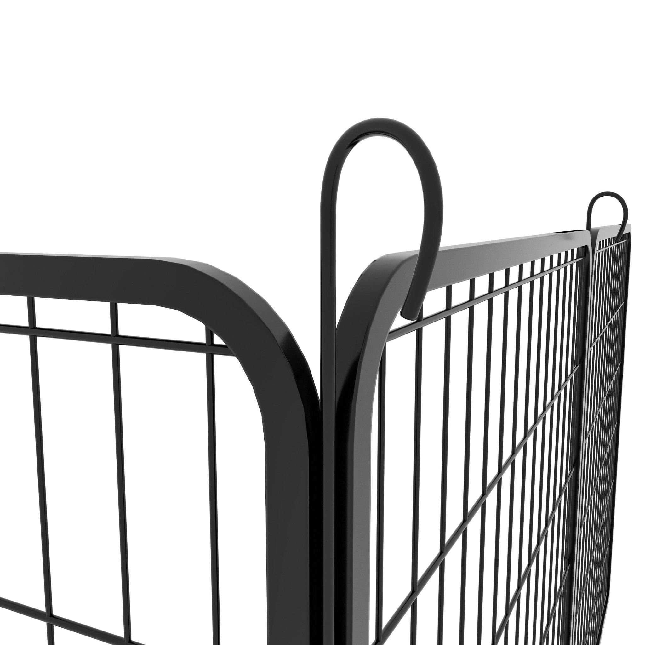 8 - plate heavy - duty metal pet enclosure 31.7' H - KiKiUMi