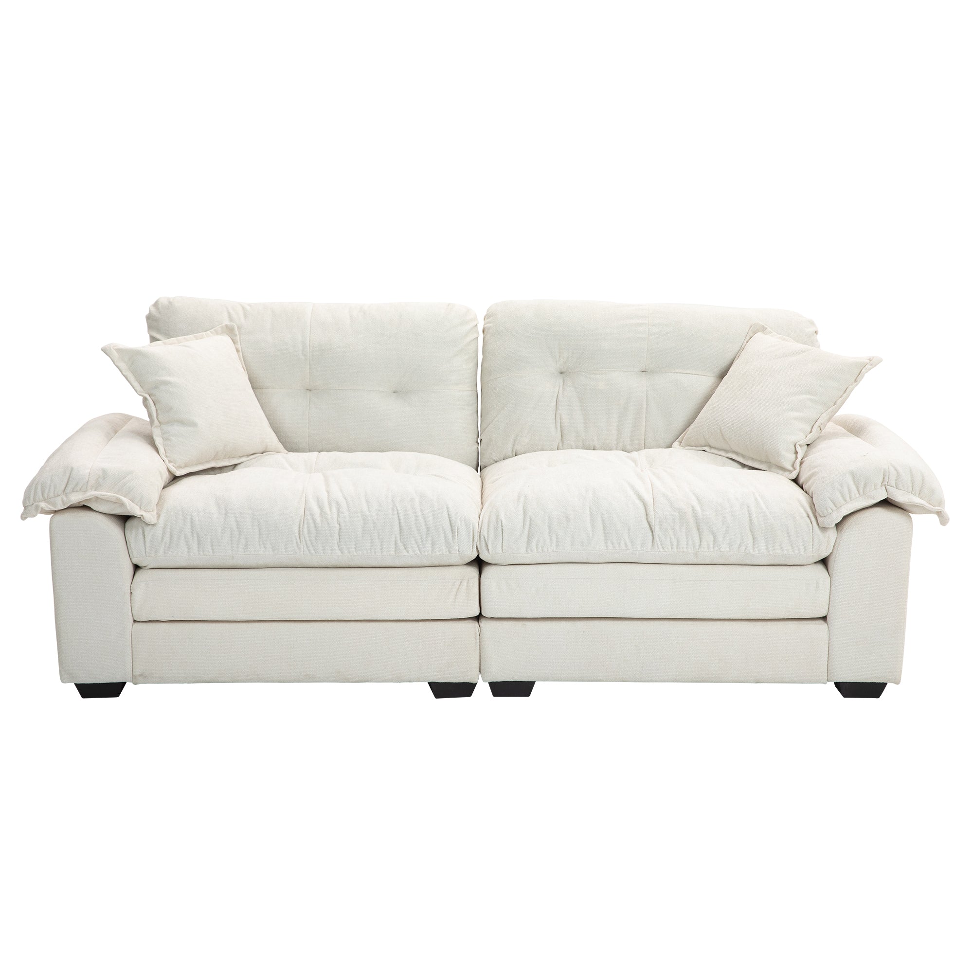 Chenier Multi-Scene Memory Foam Double Sofa(beige)