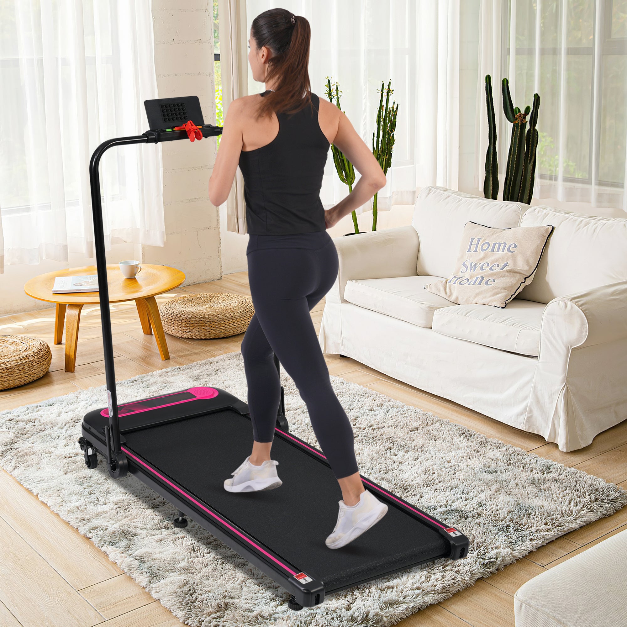 New folding walking mat desk treadmill