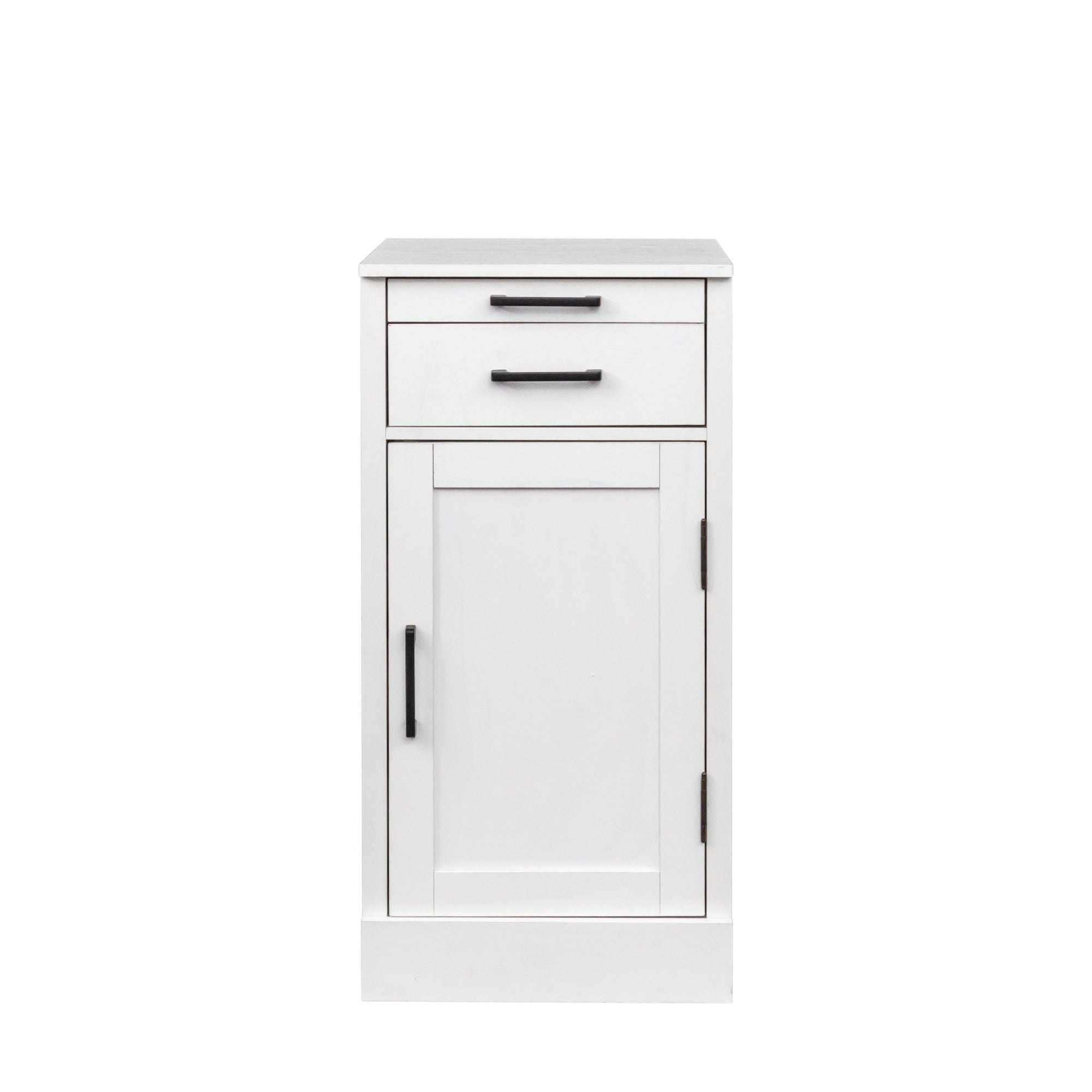 White color modular wine bar cabinet Buffet Cabinet with Hutch for Dining Room(white)