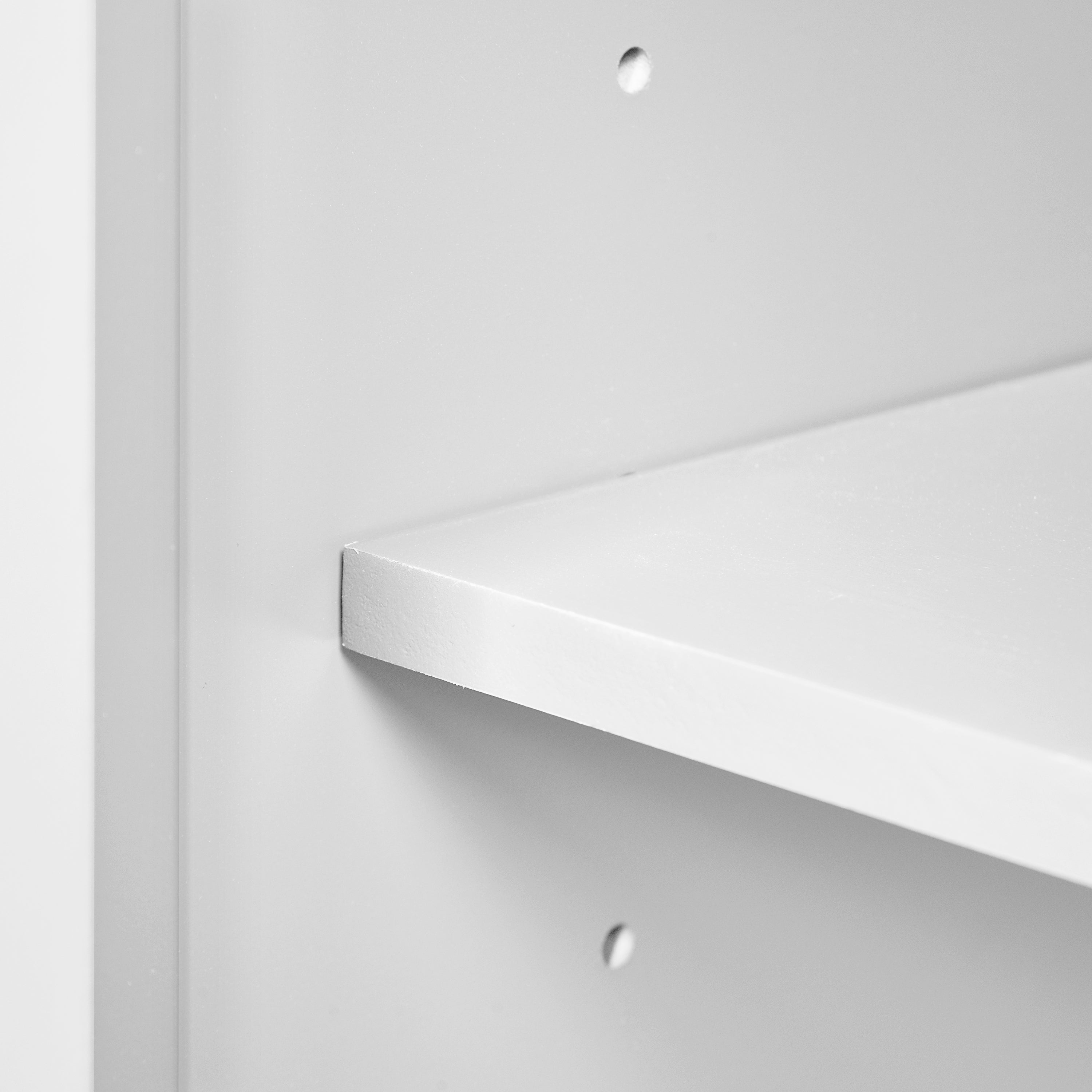 24-inch ceramic sink bathroom dressing table, modern standalone storage cabinet(white)