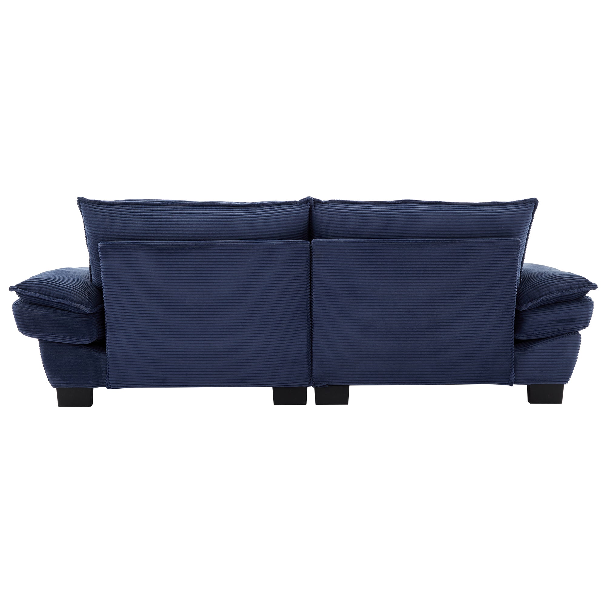 Corduroy sofas suitable for multiple scenarios. (blue)