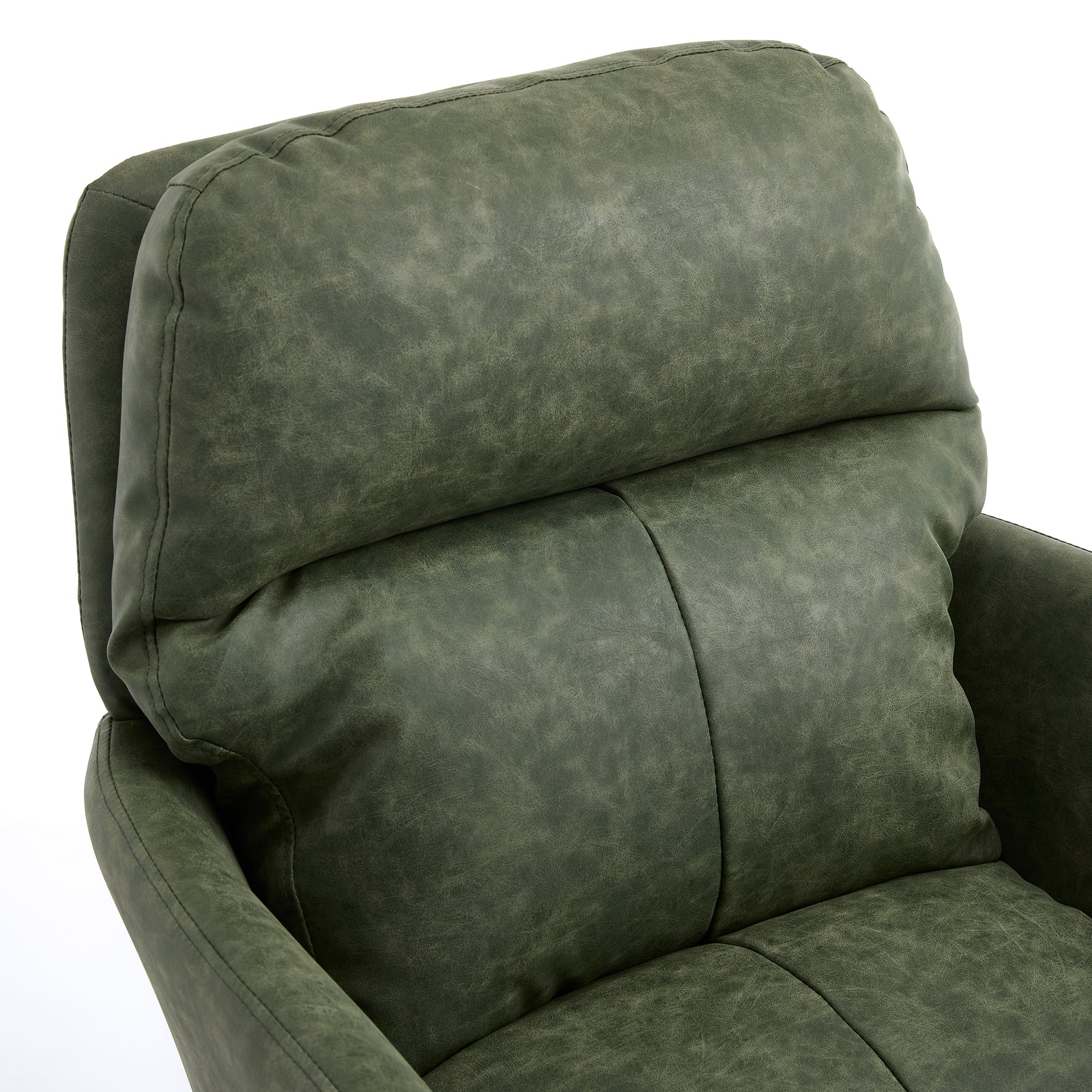Artificial leather adjustable office chairs suitable for multiple scenarios（green）