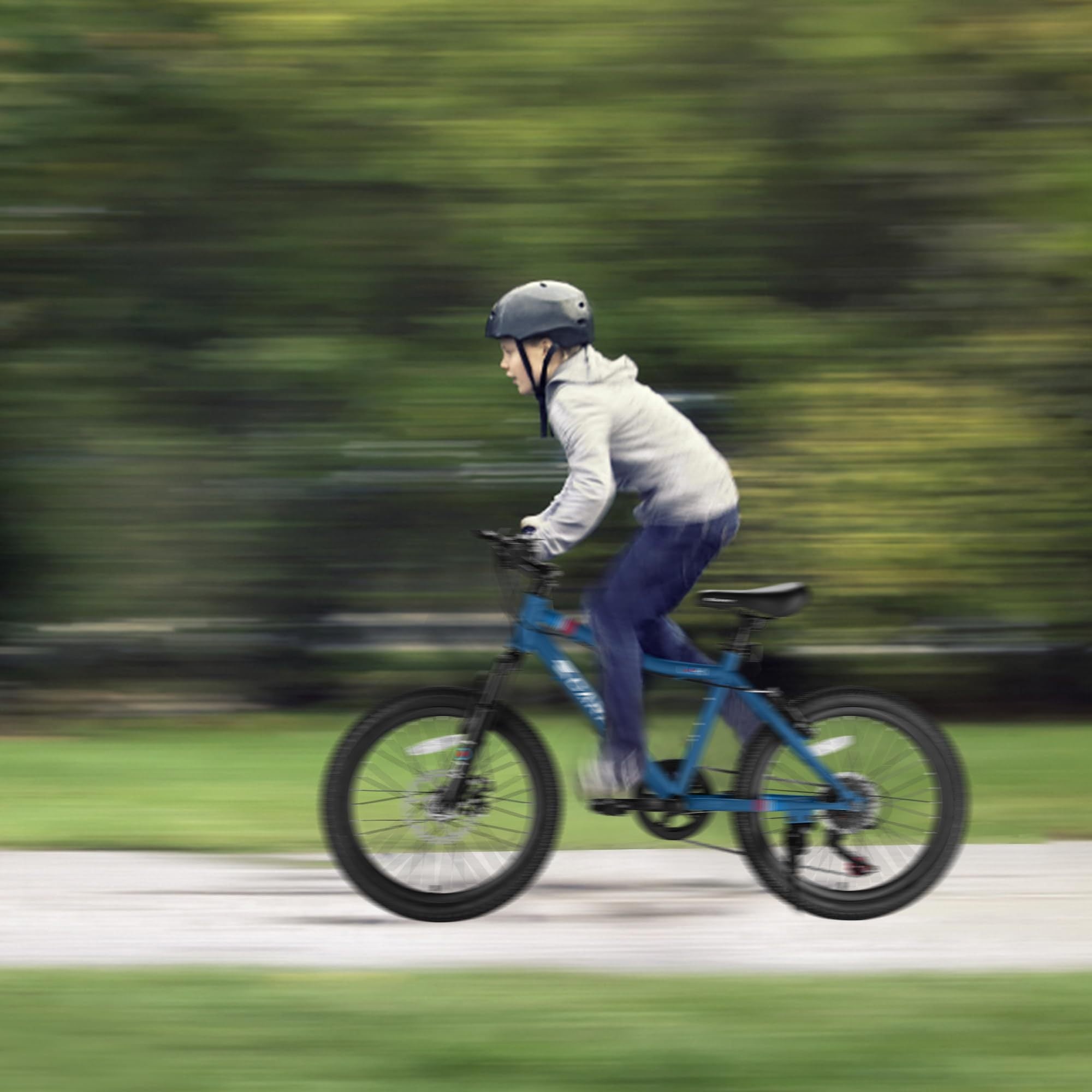 Blue 20 - inch 7 - speed children's mountain bike - KiKiUMi