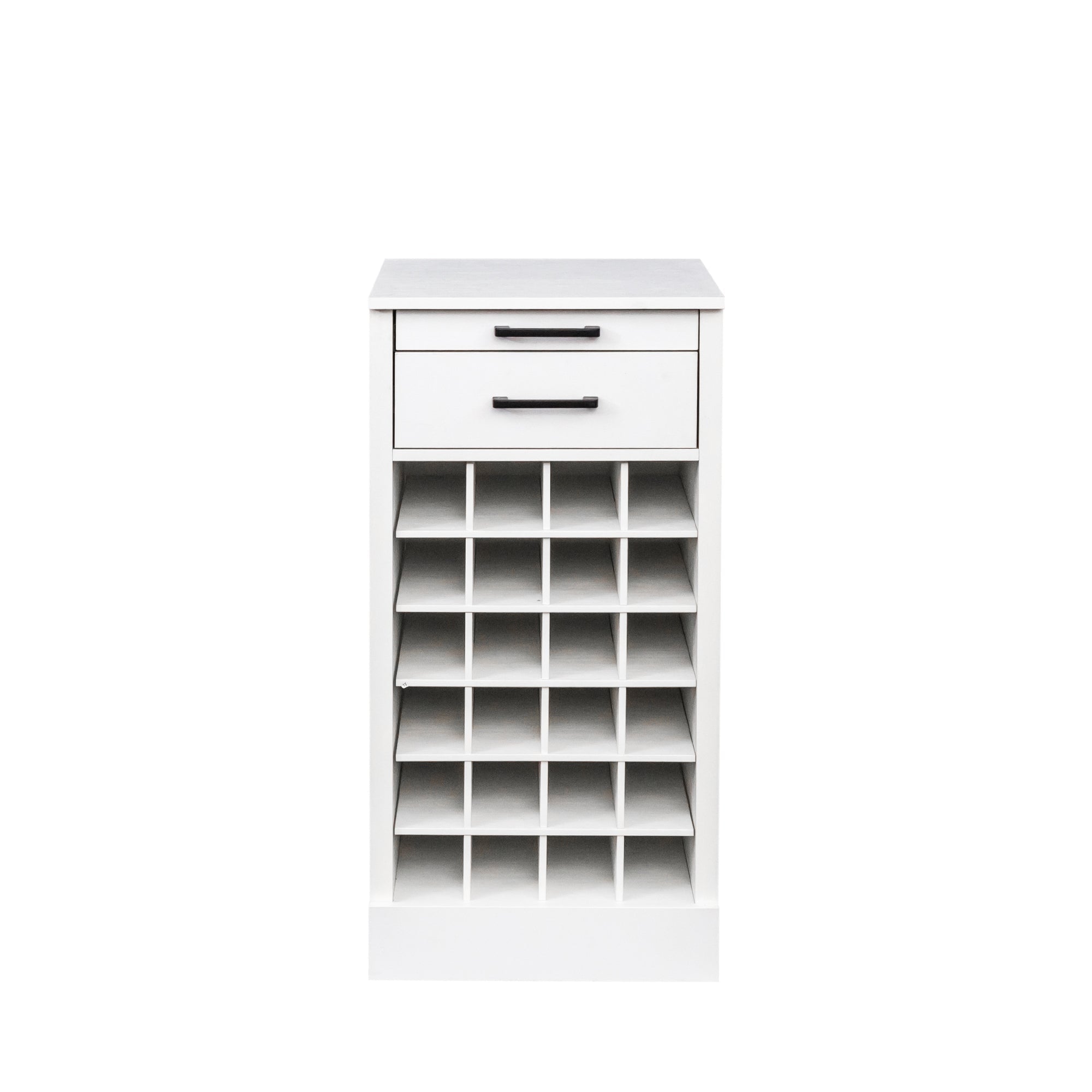 brown walnut color modular 24 wine bar cabinet Buffet Cabinet - KiKiUMi