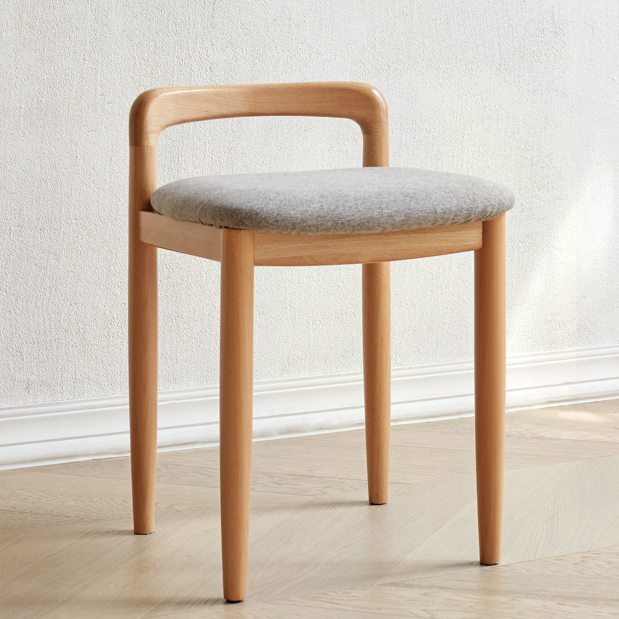 Solid Wood Vanity Stool