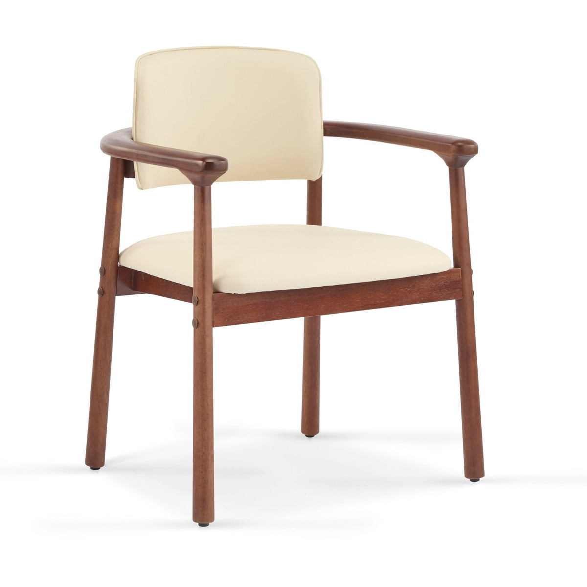 Comfortable PU foam seats(beige,dark walnut) - KiKiUMi