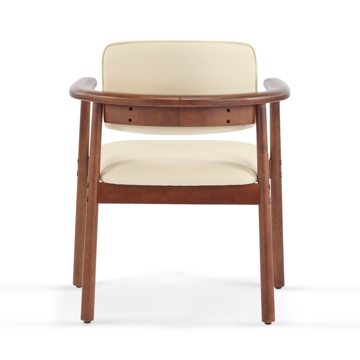 Comfortable PU foam seats(beige,dark walnut) - KiKiUMi