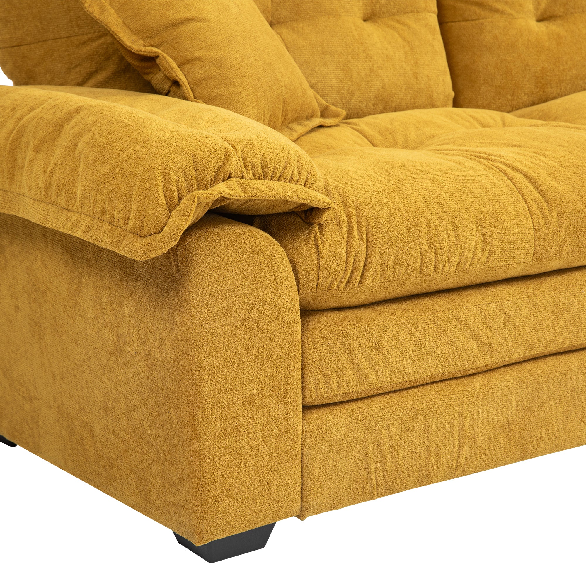 Chenier Multi-Scene Memory Foam Double Sofa(yellow)