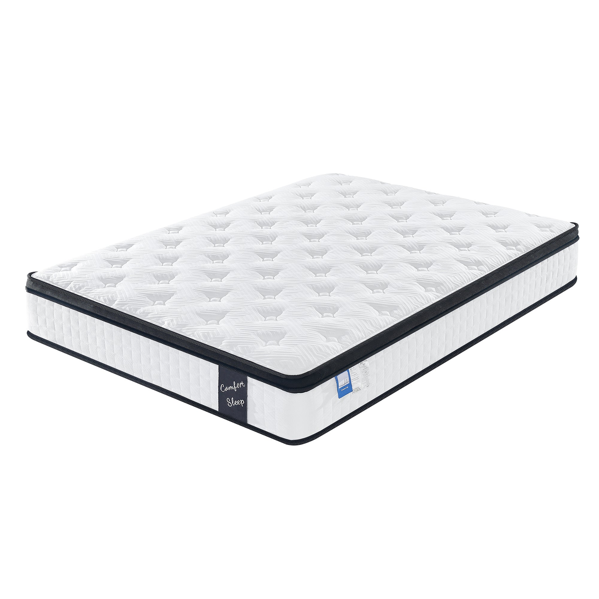 The 12-inch hybrid mattress is comfortable, memory foam, breathable and cool