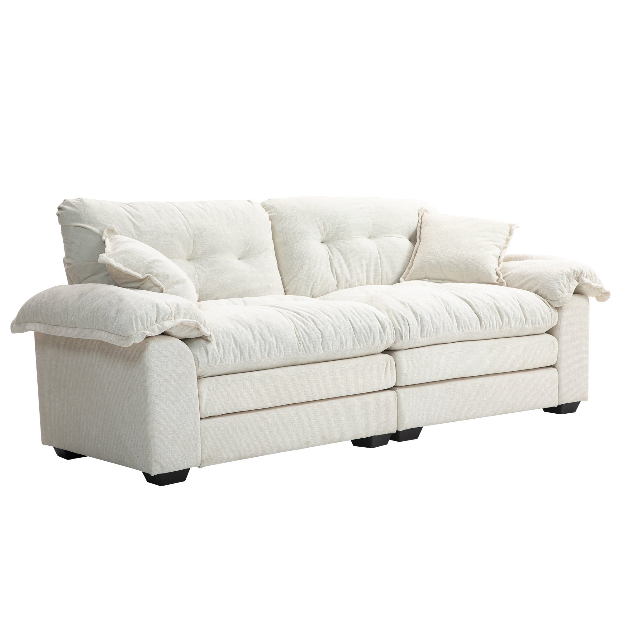 Chenier Multi-Scene Memory Foam Double Sofa(beige)