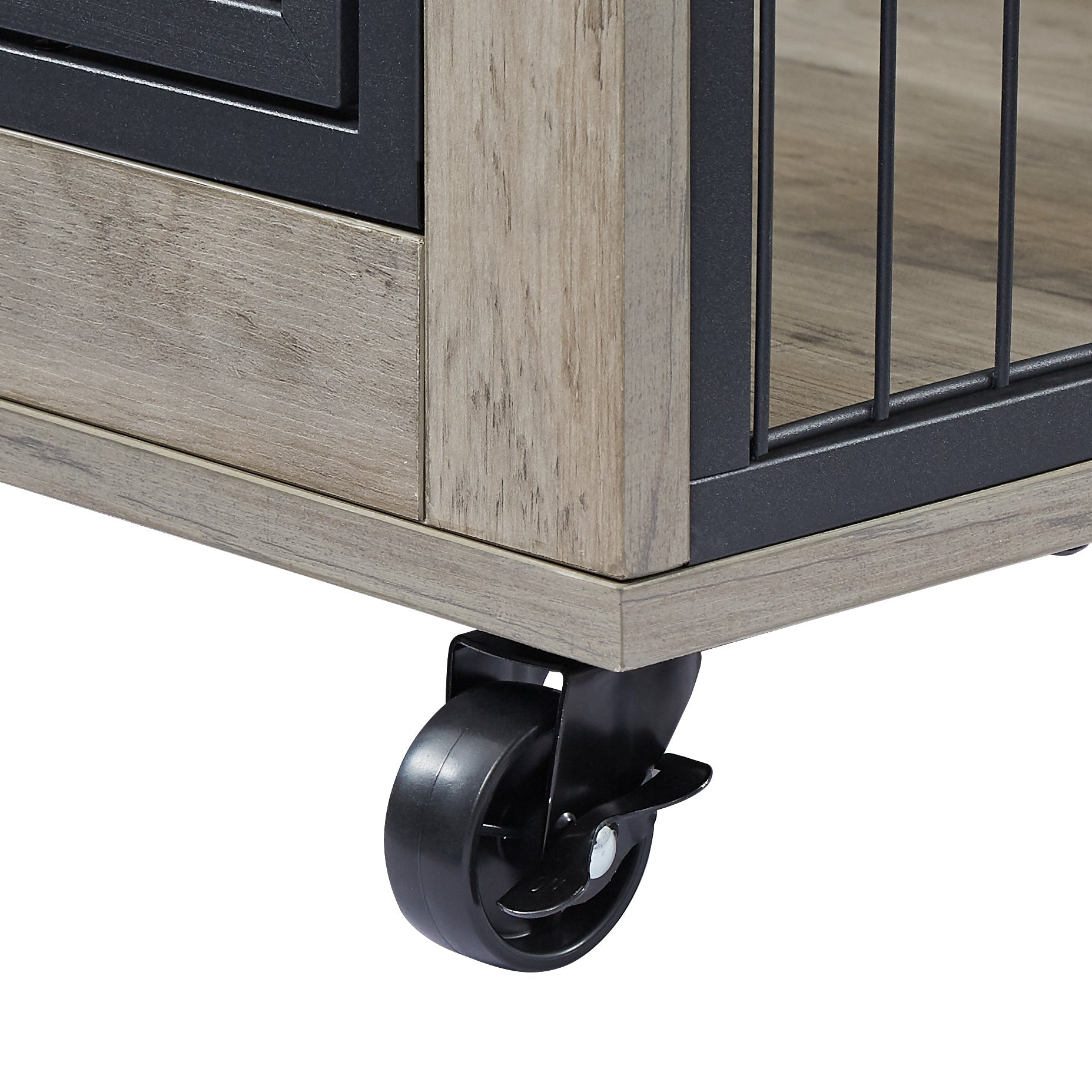 Dog box side table in the style of grey furniture - KiKiUMi