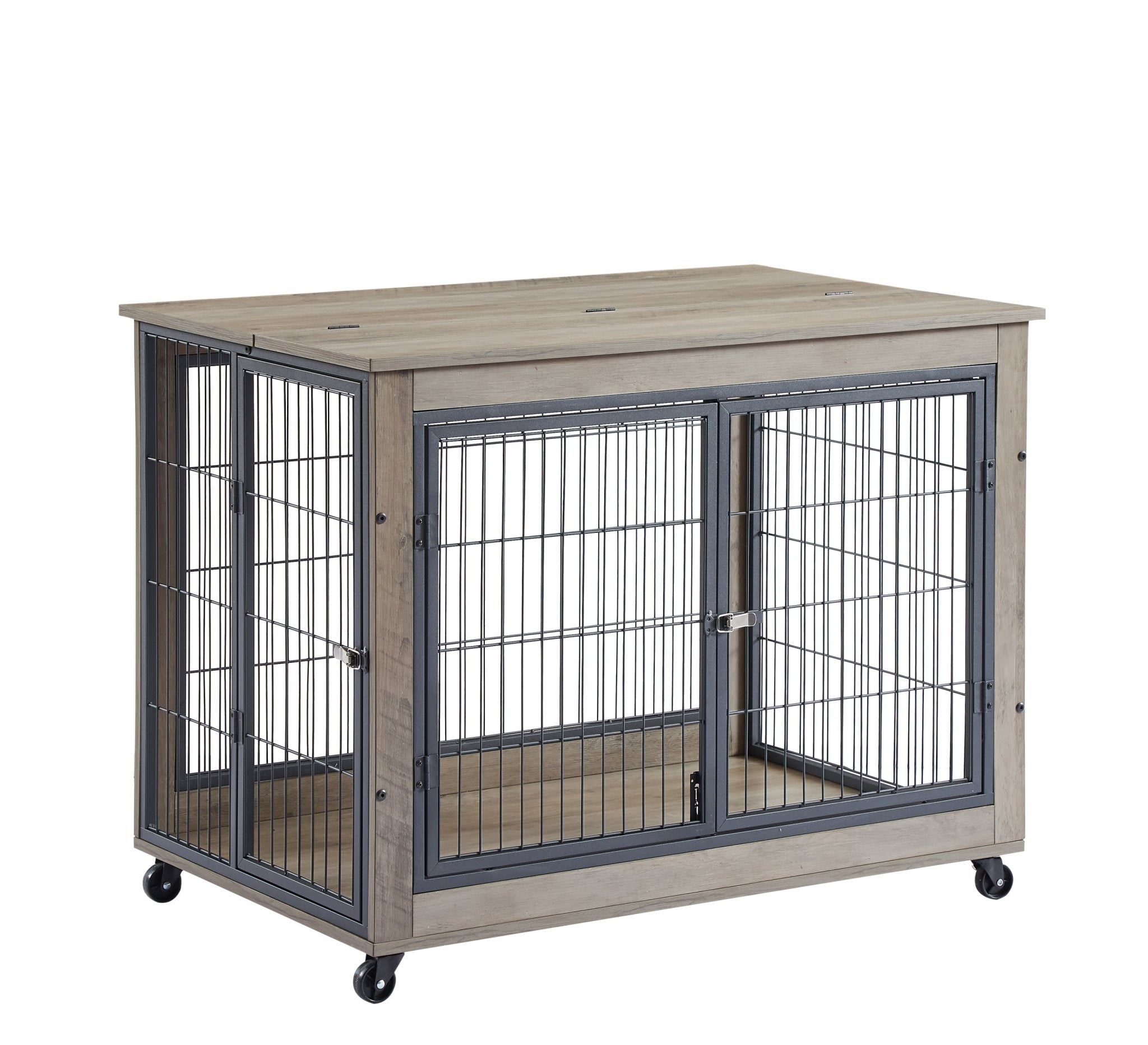 Dog box side table in the style of grey furniture - KiKiUMi