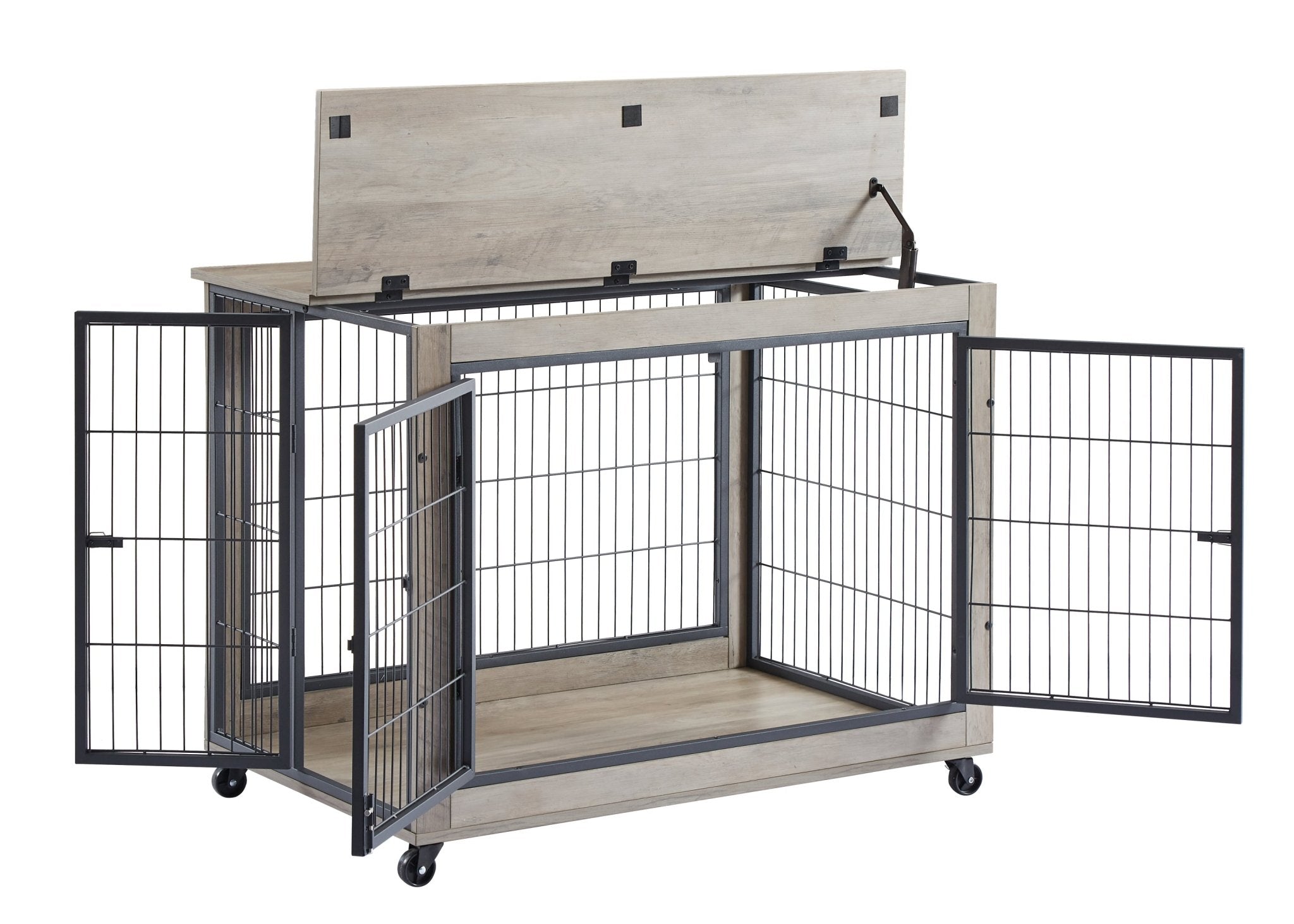 Dog box side table in the style of grey furniture - KiKiUMi