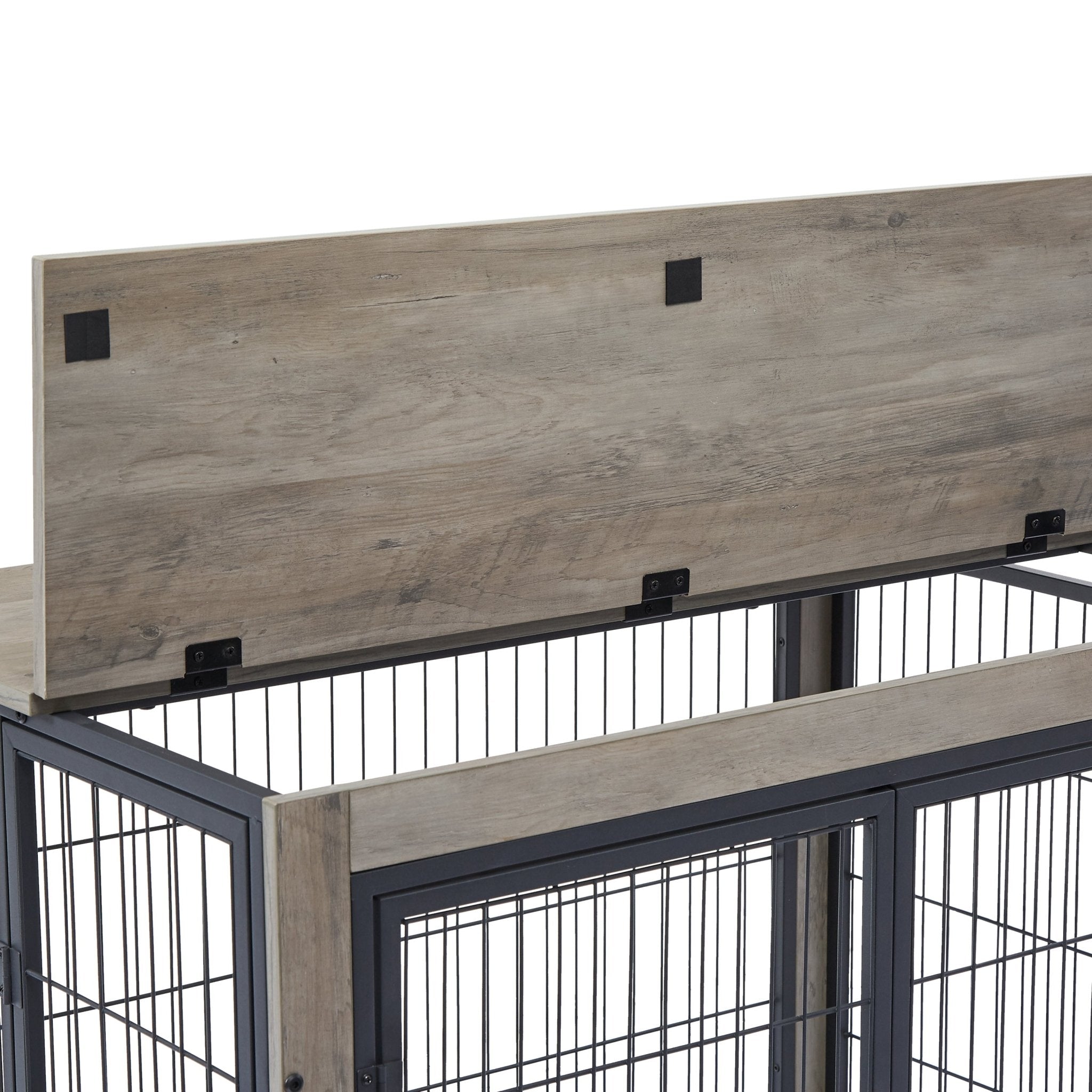 Dog box side table in the style of grey furniture - KiKiUMi