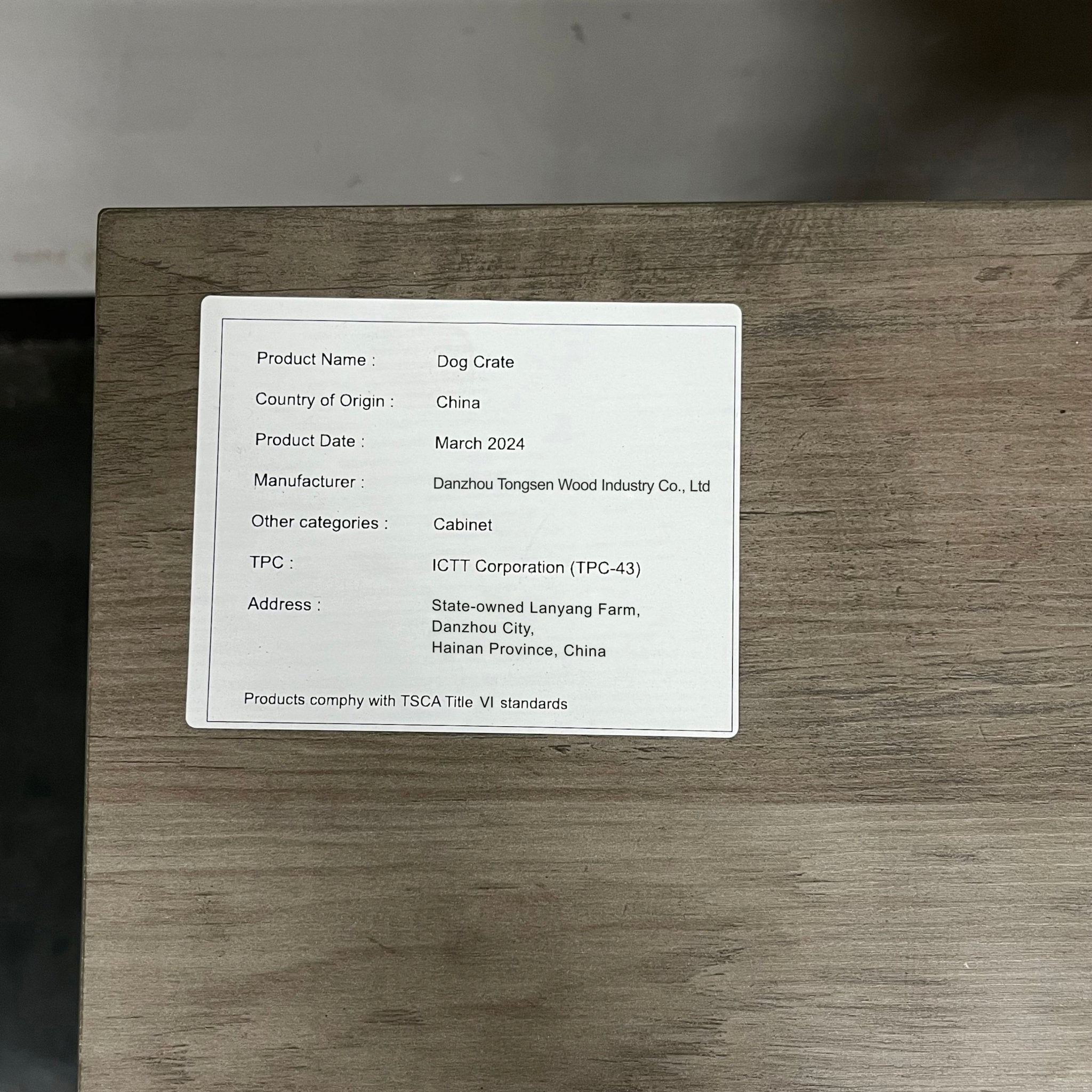 Dog box side table in the style of grey furniture - KiKiUMi
