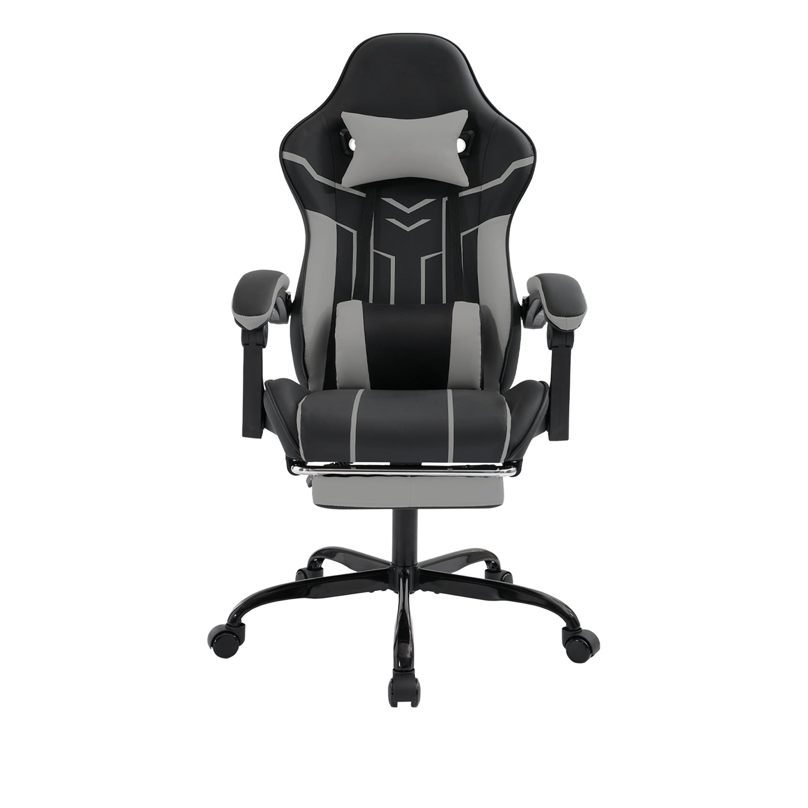 Ergonomic computer chair(black+ gray) - KiKiUMi