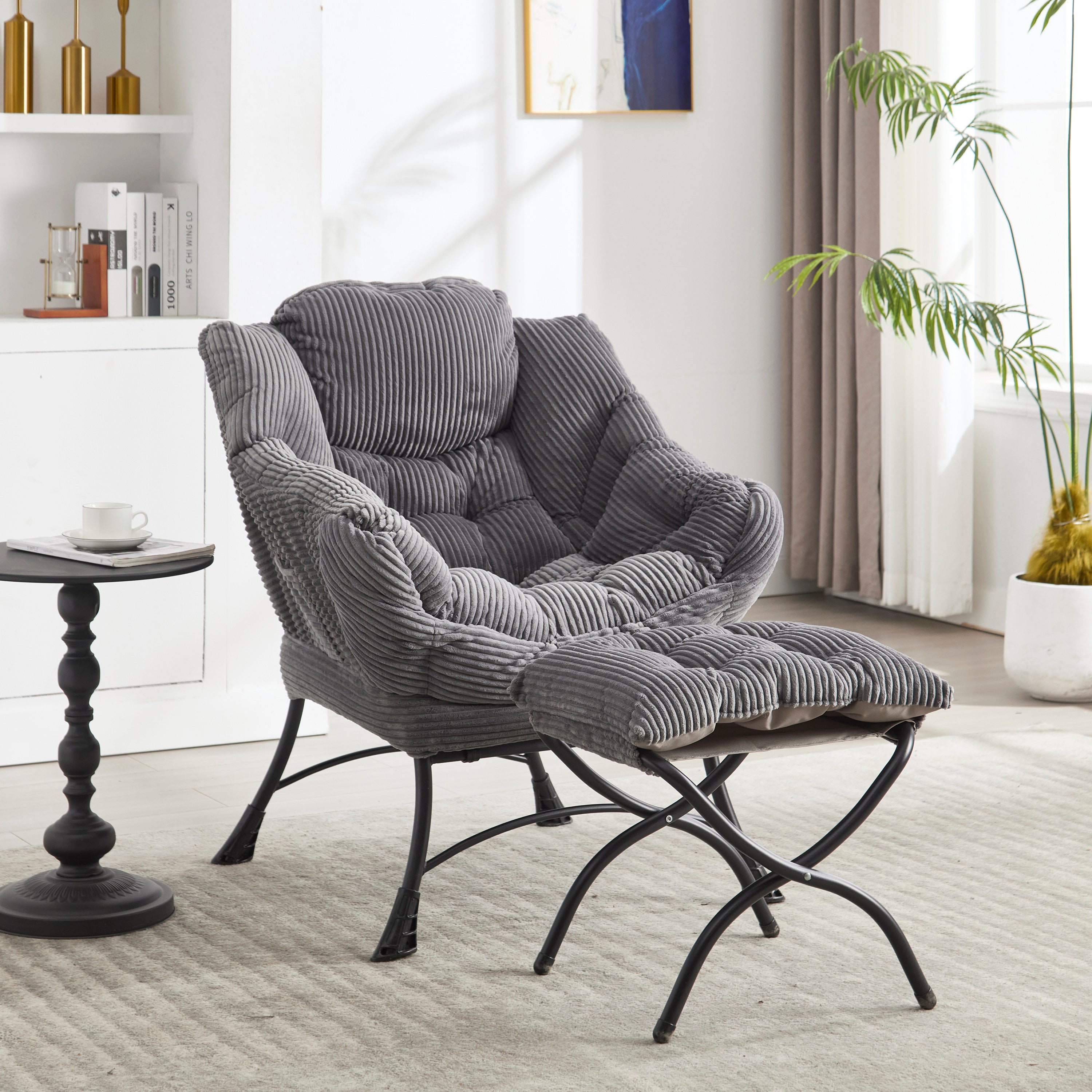 Grey color Osman's lazy chair