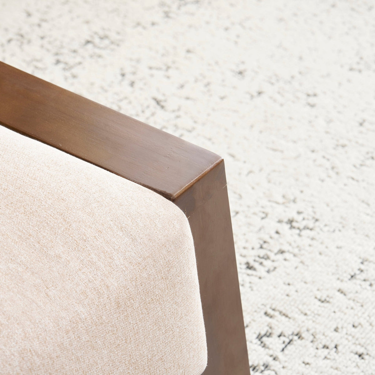 Fashionable beige soft stool - KiKiUMi