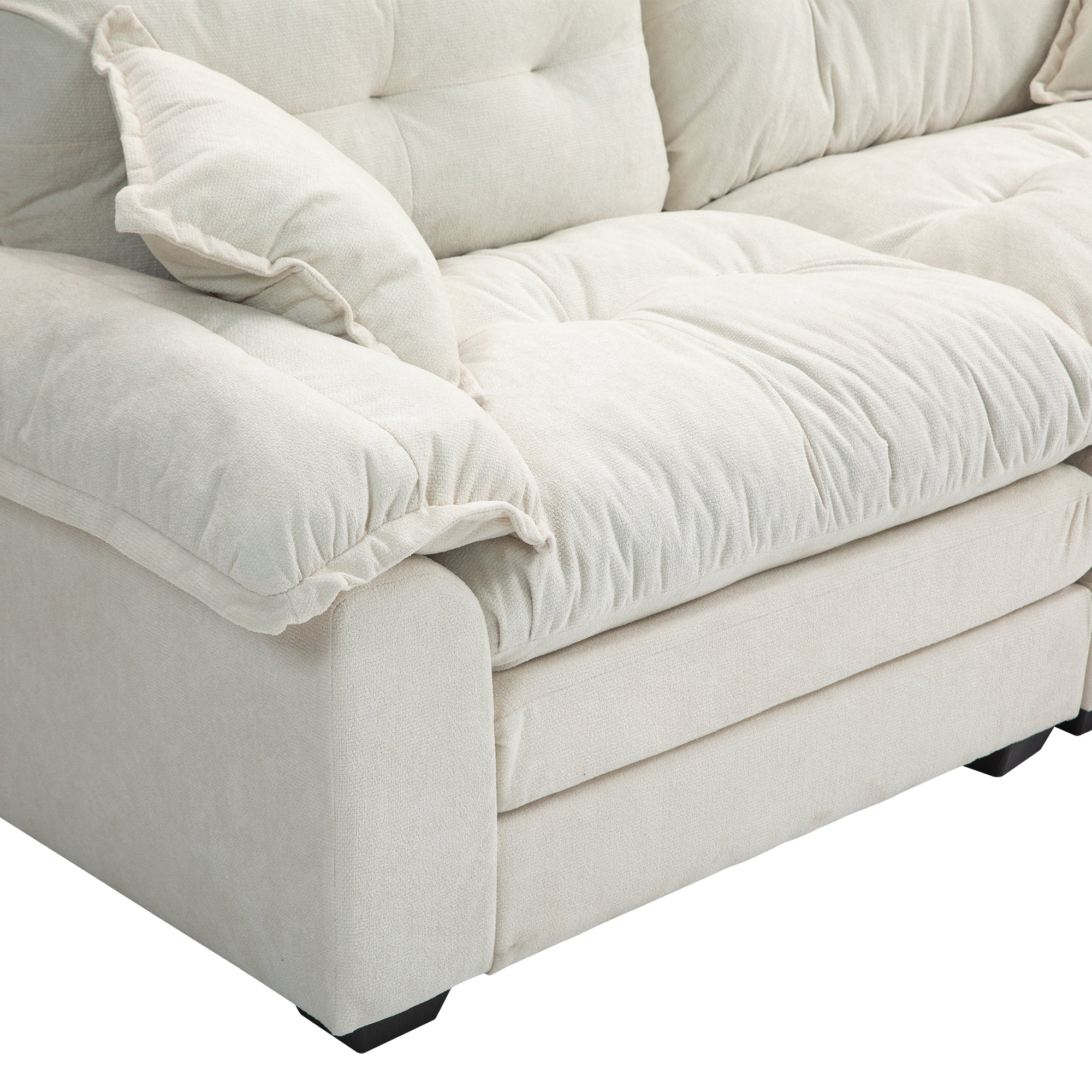 Chenier Multi-Scene Memory Foam Double Sofa(beige)
