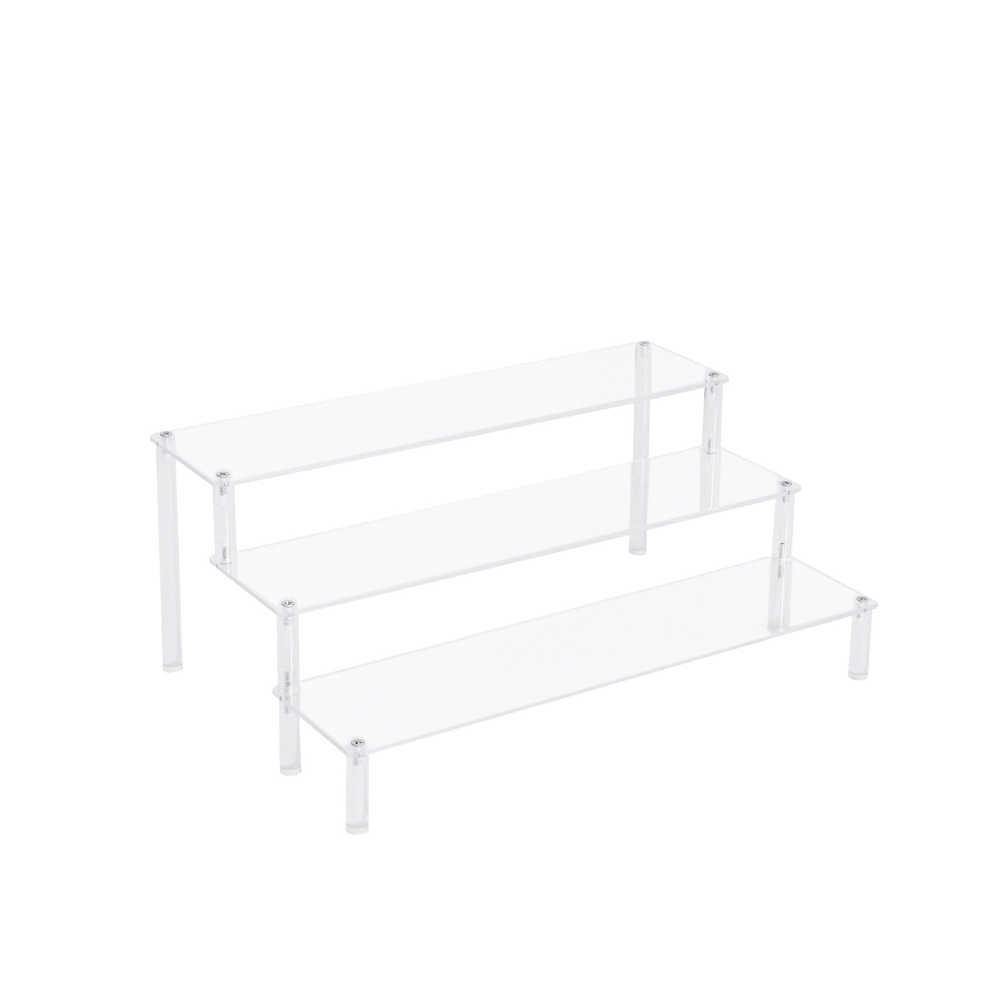 Four - layer double - door glass display cabinet（black）31.5'L x 14.2'W x 65.1'H - KiKiUMi