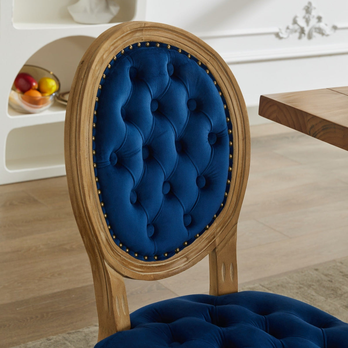French vintage dining chairs(blue) - KiKiUMi