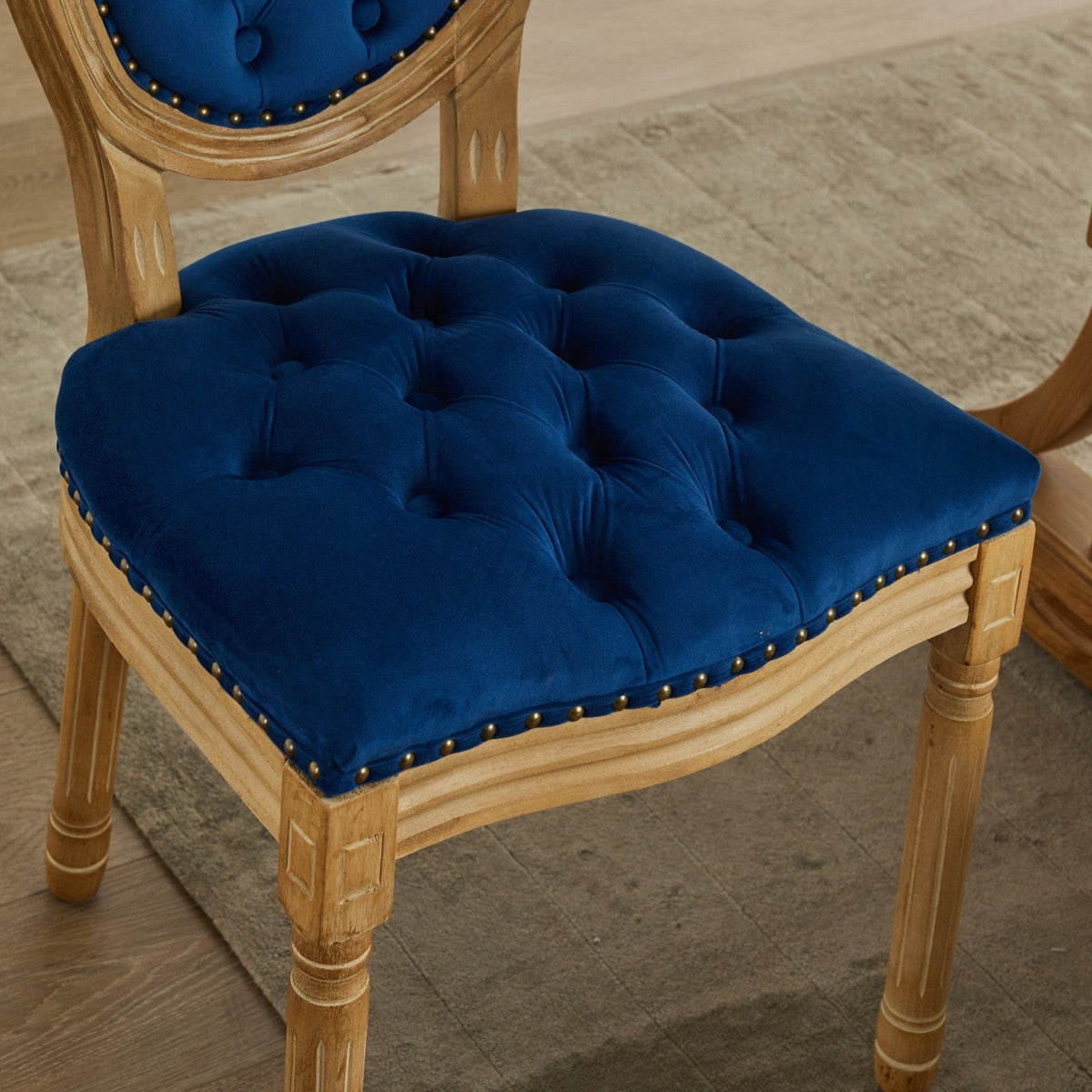 French vintage dining chairs(blue) - KiKiUMi