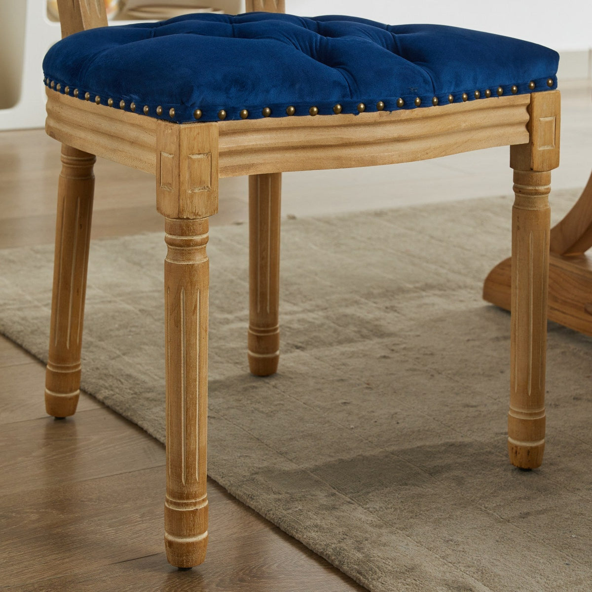 French vintage dining chairs(blue) - KiKiUMi