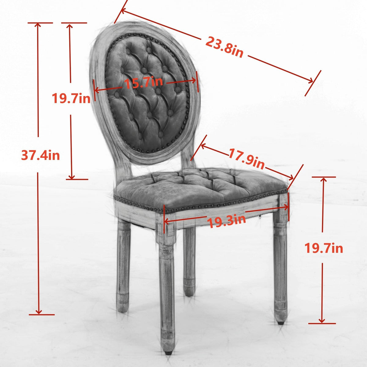 French vintage dining chairs(blue) - KiKiUMi