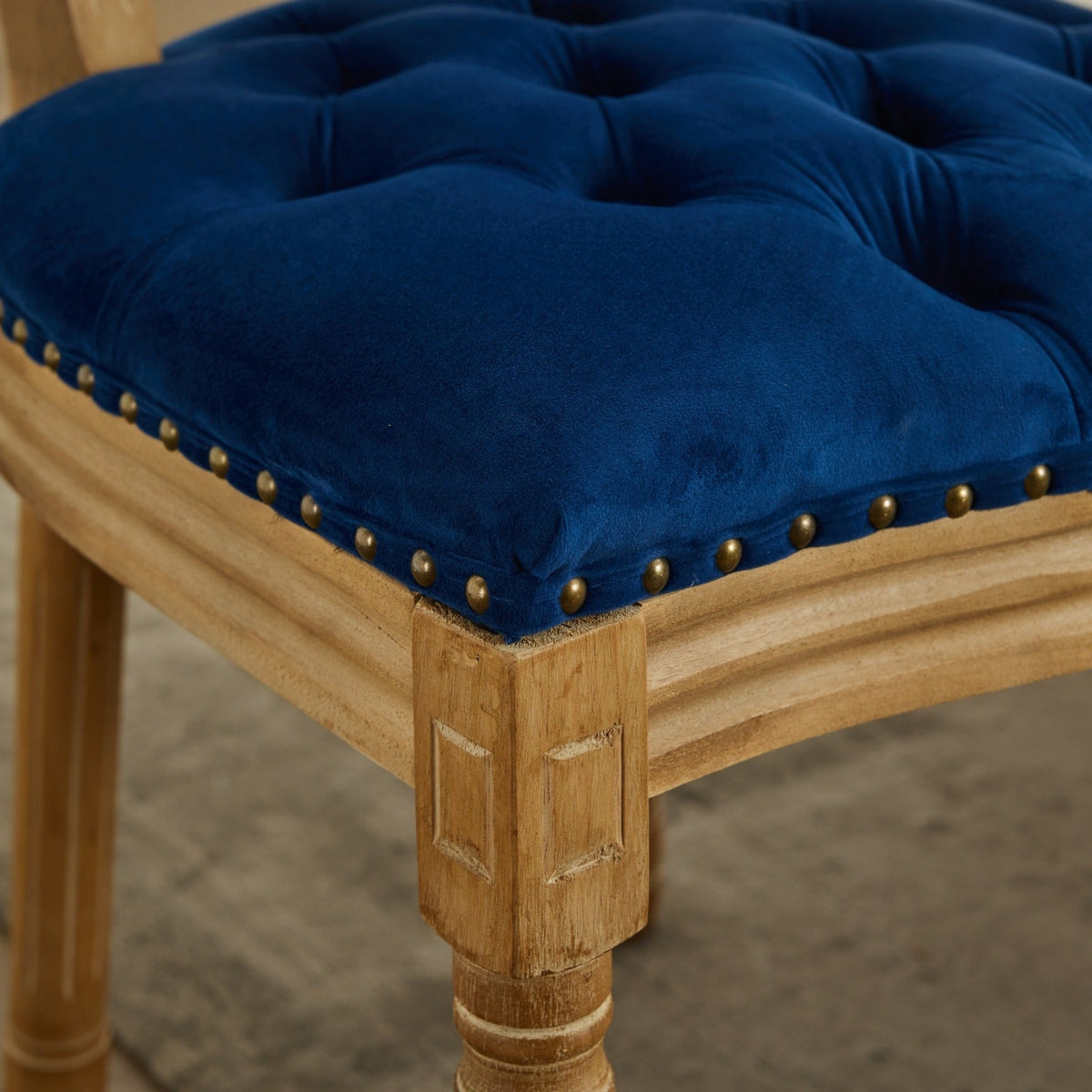 French vintage dining chairs(blue) - KiKiUMi