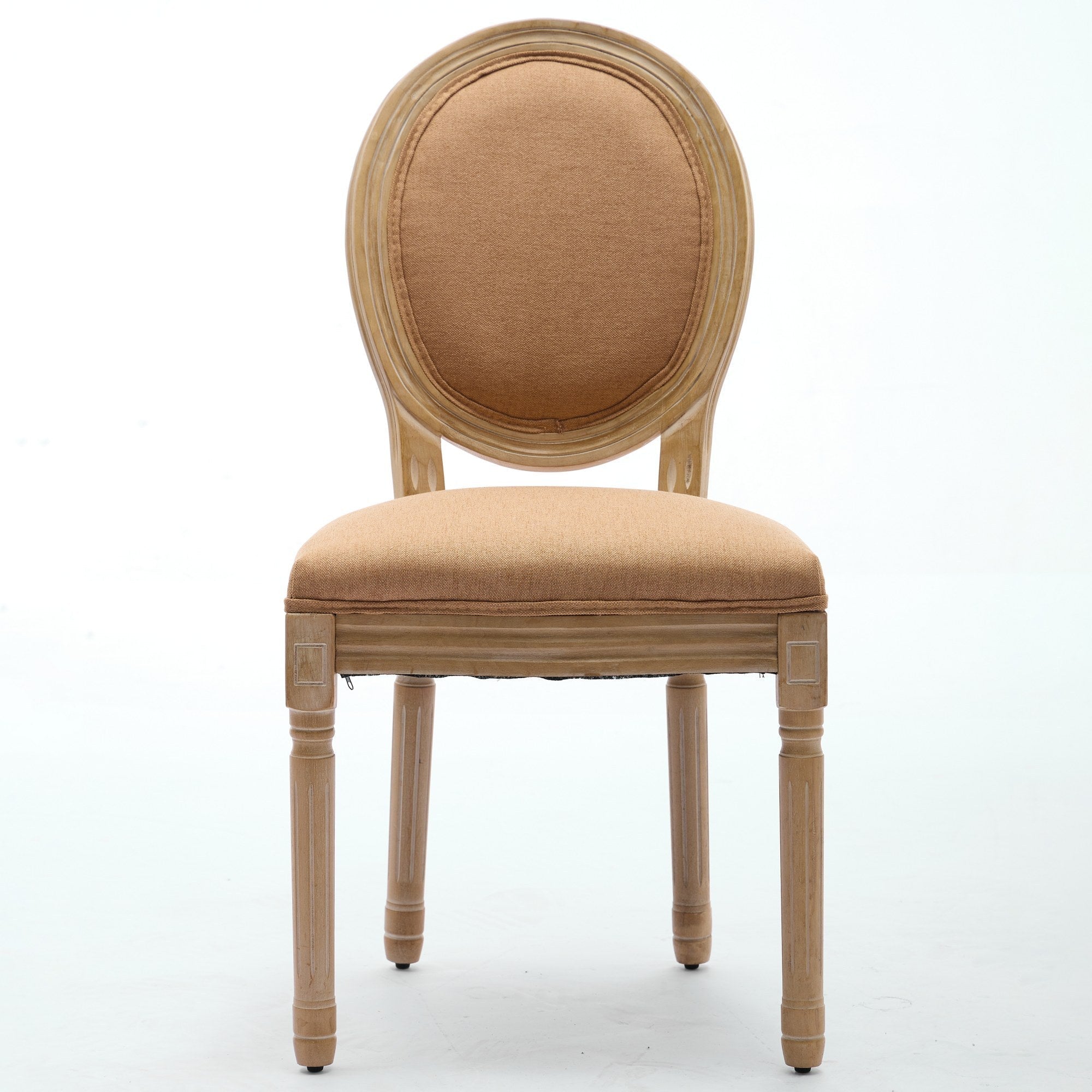 French vintage dining chairs(tan) - KiKiUMi