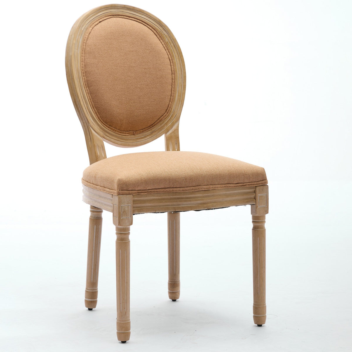 French vintage dining chairs(tan) - KiKiUMi