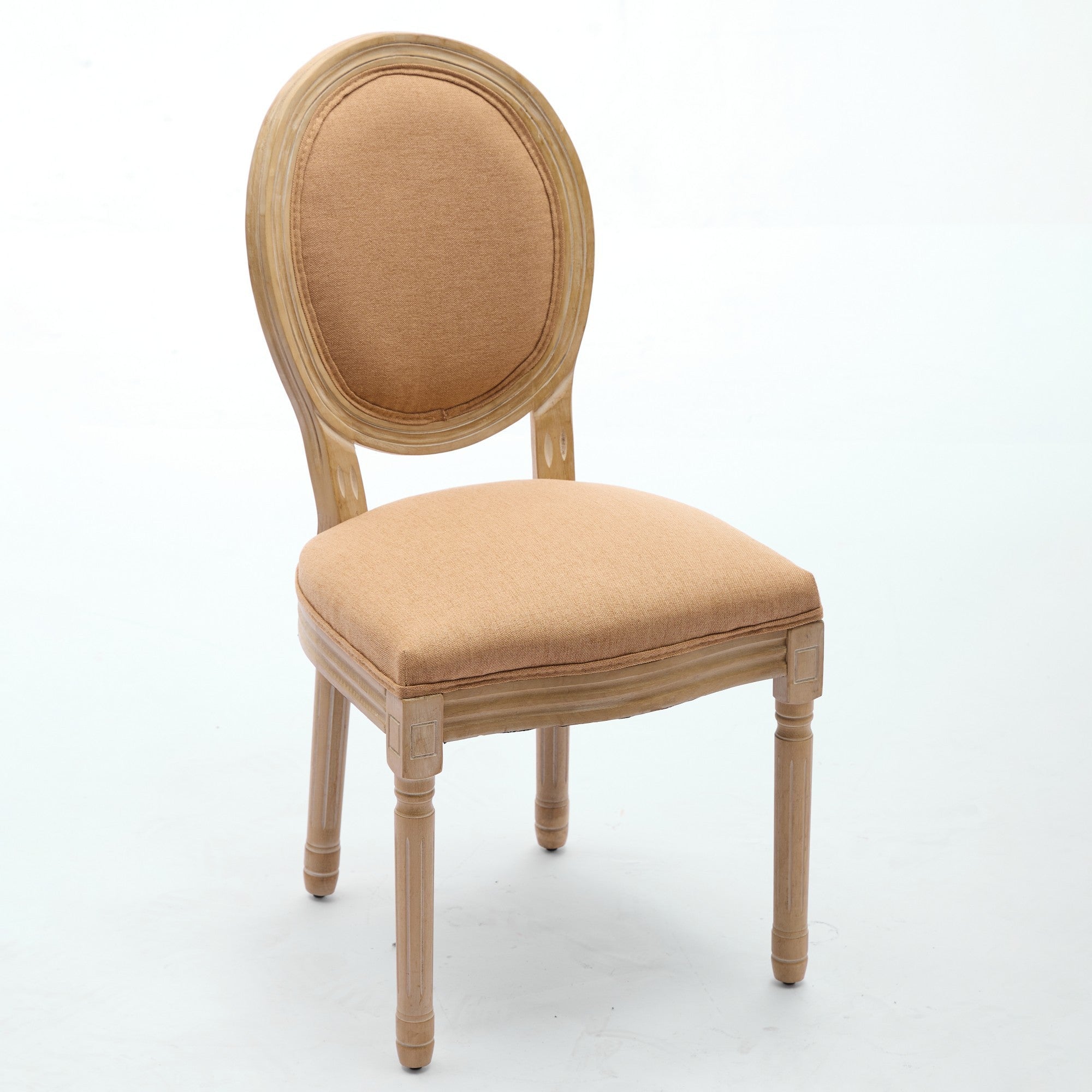 French vintage dining chairs(tan) - KiKiUMi