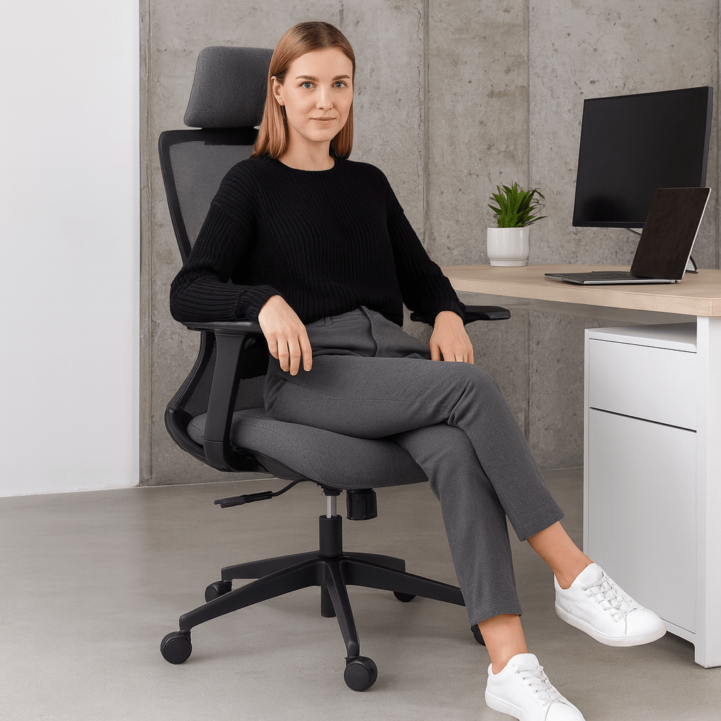 High Back Mesh Office Chair - KiKiUMi