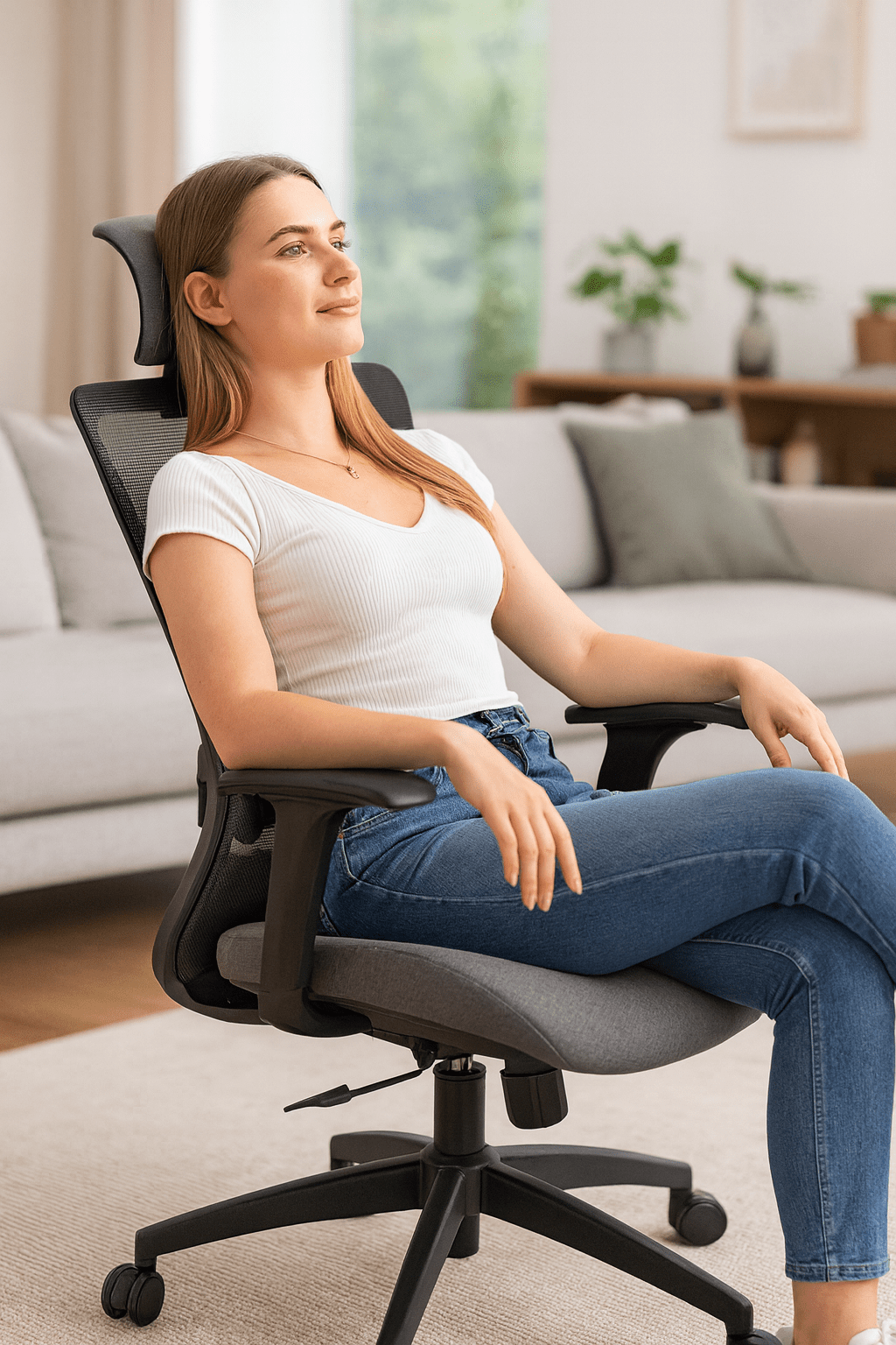 High Back Mesh Office Chair - KiKiUMi