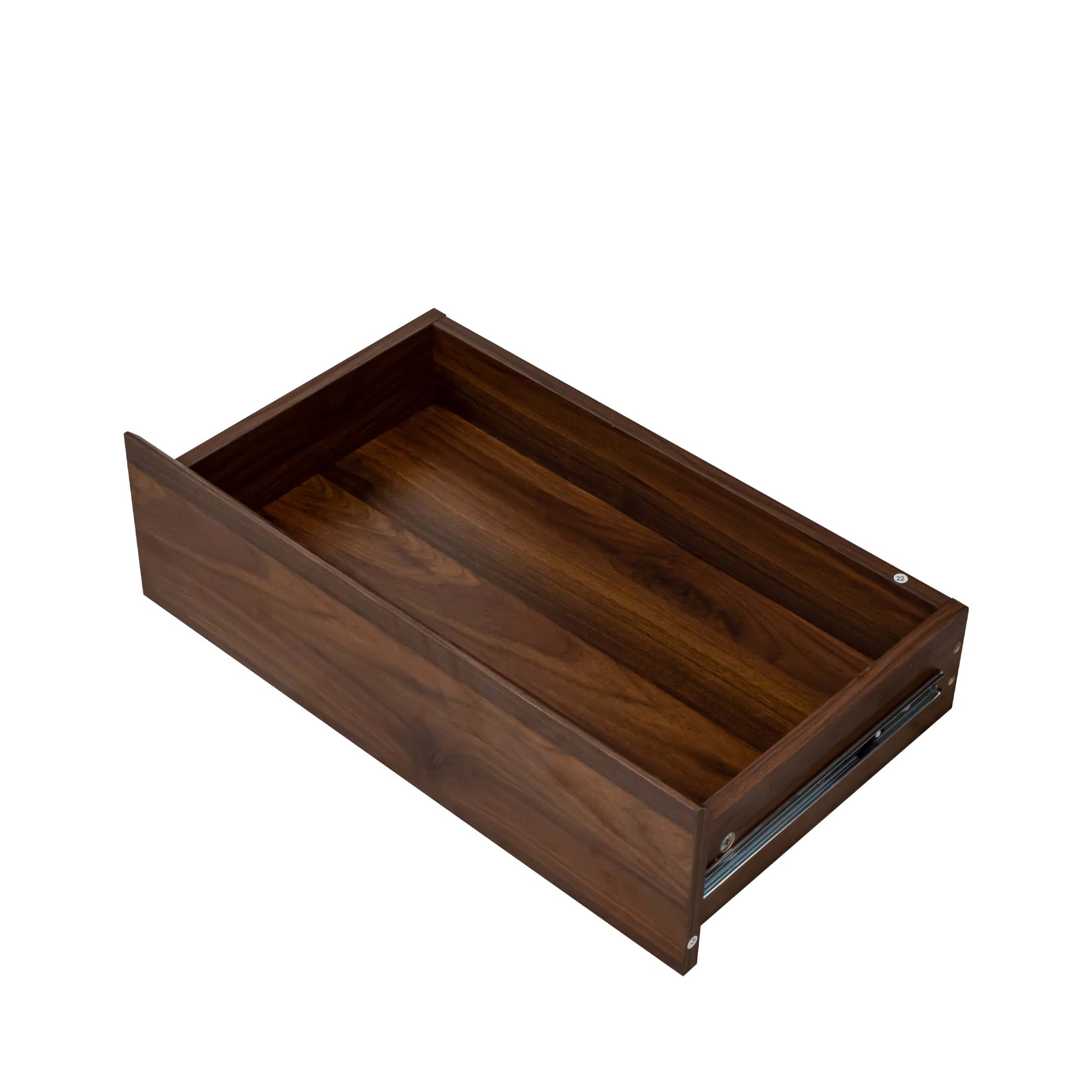 Independent food cabinet, 4 doors, 4 drawers and microwave cabinet（walnut） - KiKiUMi