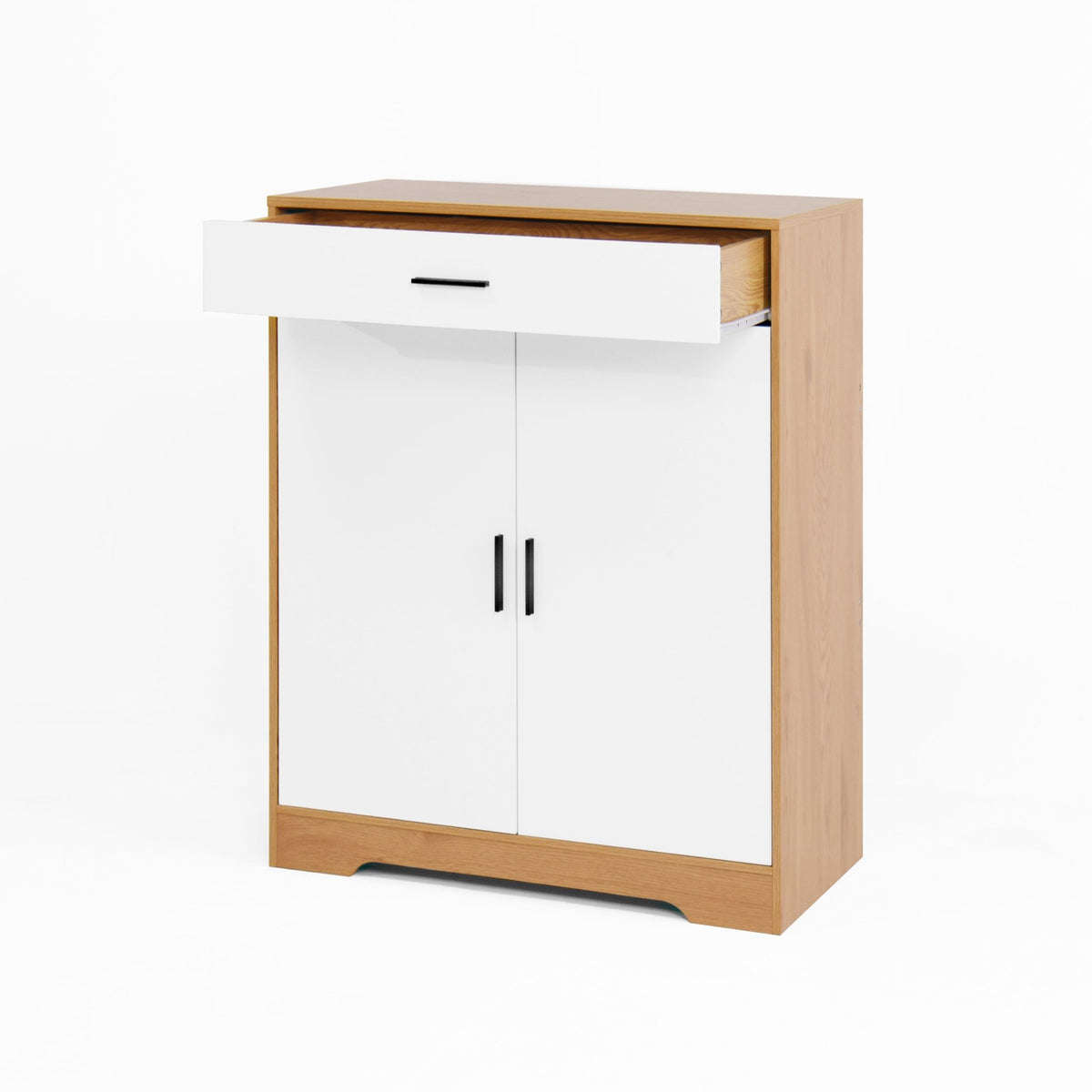 Independent wooden shoe cabinet organizer - KiKiUMi
