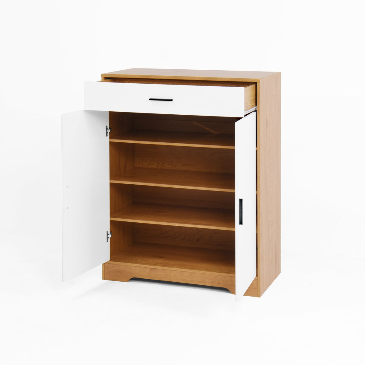 Independent wooden shoe cabinet organizer - KiKiUMi