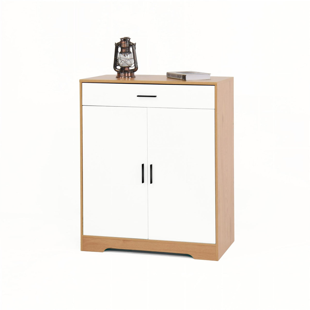 Independent wooden shoe cabinet organizer - KiKiUMi