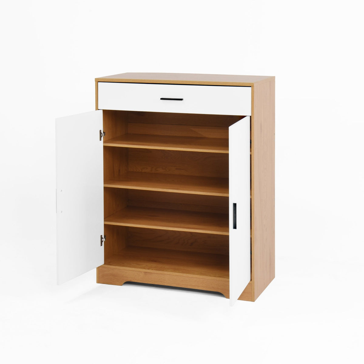 Independent wooden shoe cabinet organizer - KiKiUMi