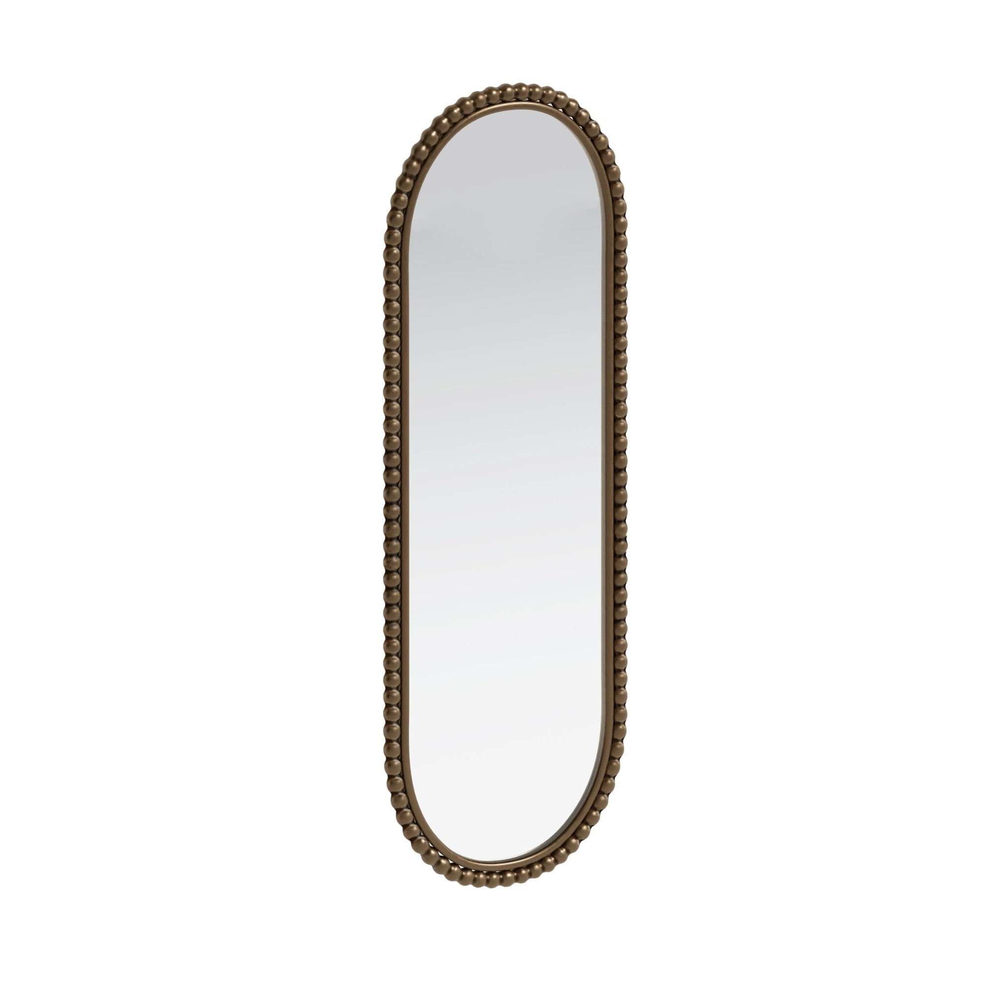 Iron oval - shaped retro mirror - KiKiUMi
