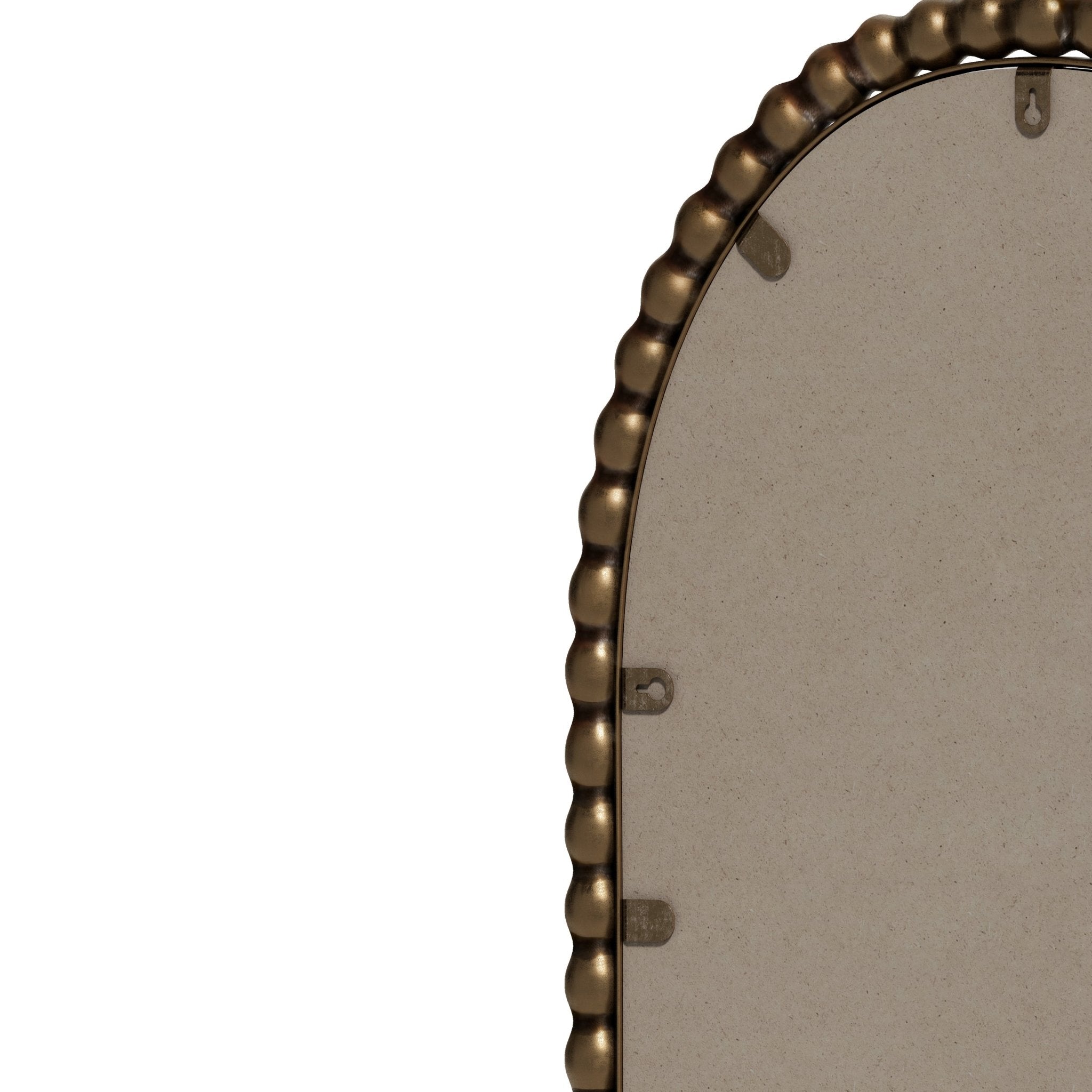 Iron oval - shaped retro mirror - KiKiUMi