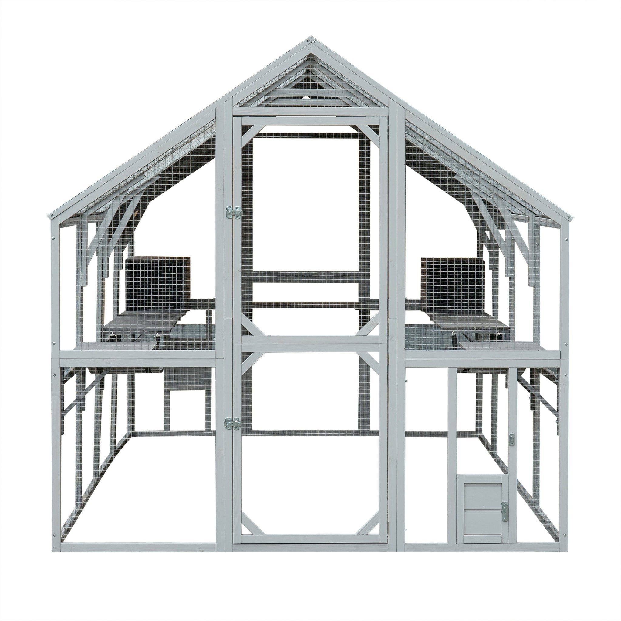 Large outdoor waterproof cat house cat enclosure - KiKiUMi