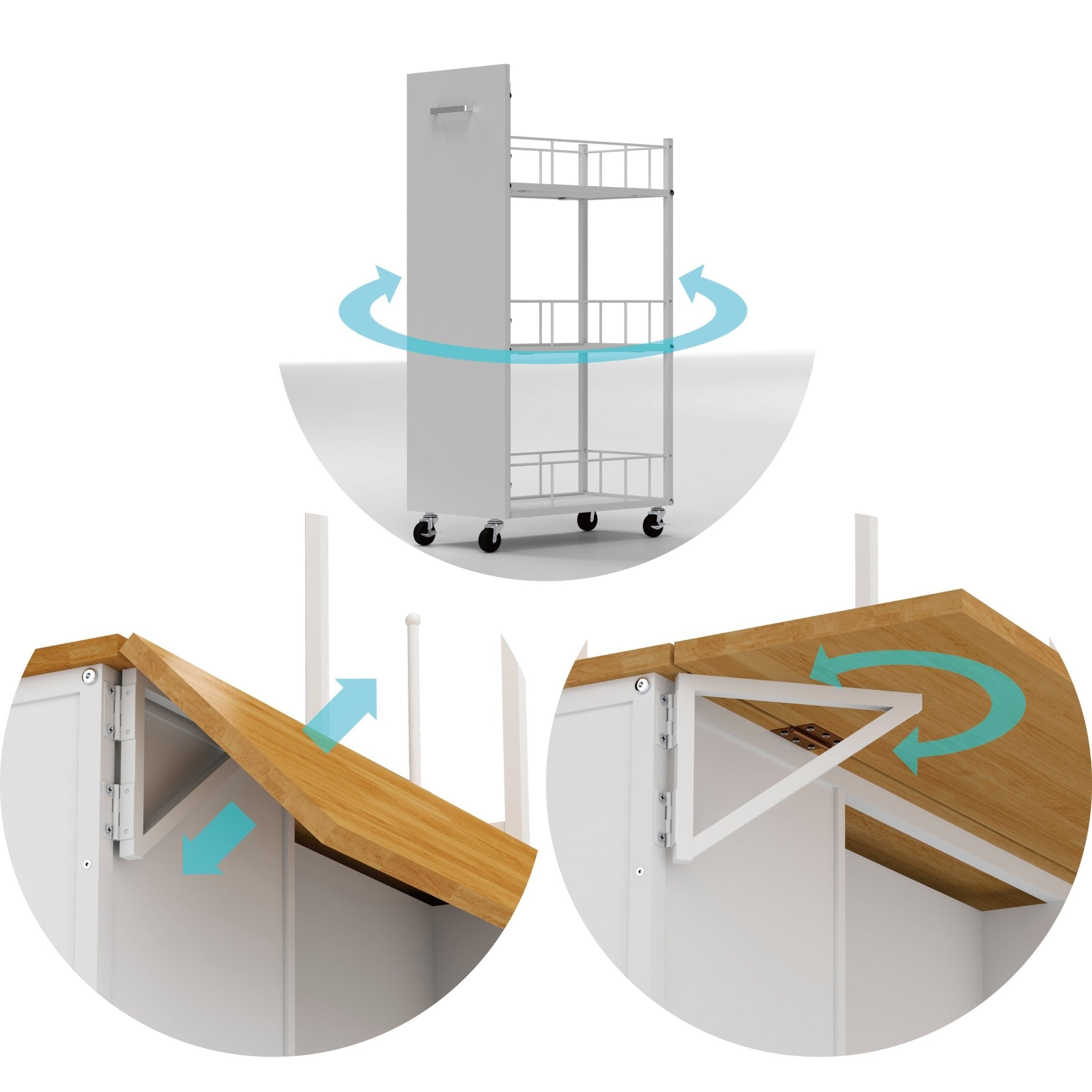 Large storage cabinets, shelves and drawers - KiKiUMi