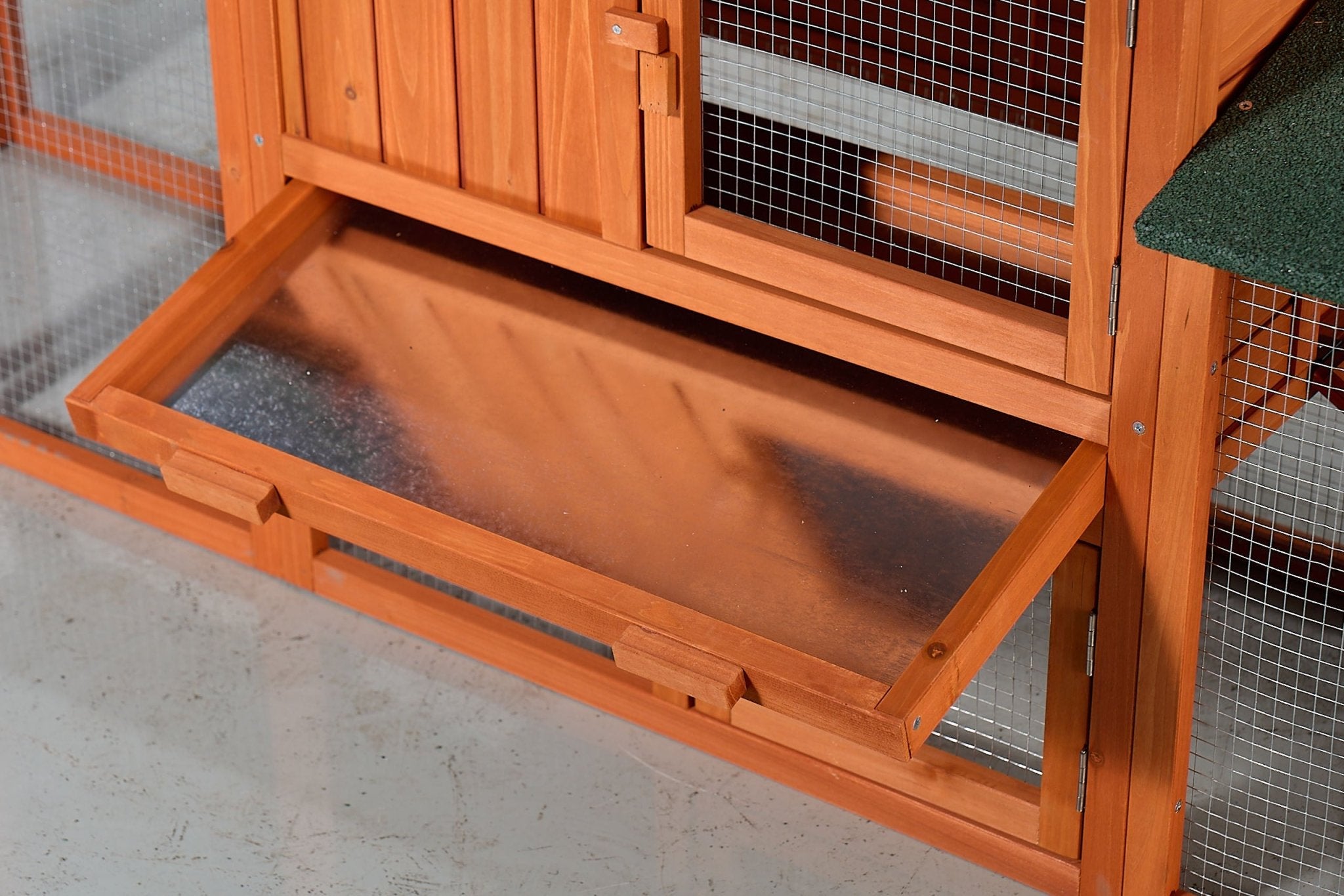 Large wooden outdoor waterproof rabbit cages - KiKiUMi