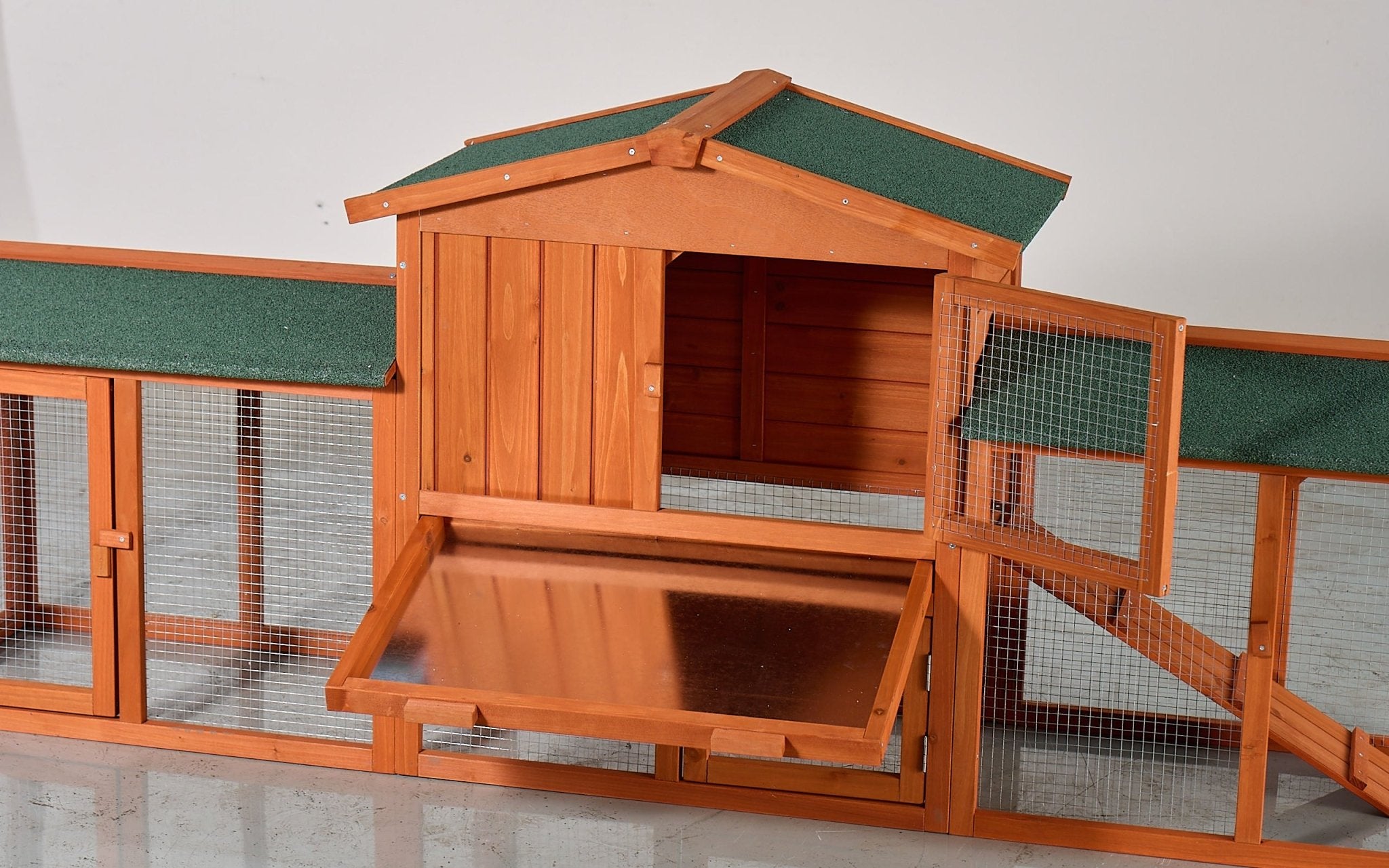 Large wooden outdoor waterproof rabbit cages - KiKiUMi