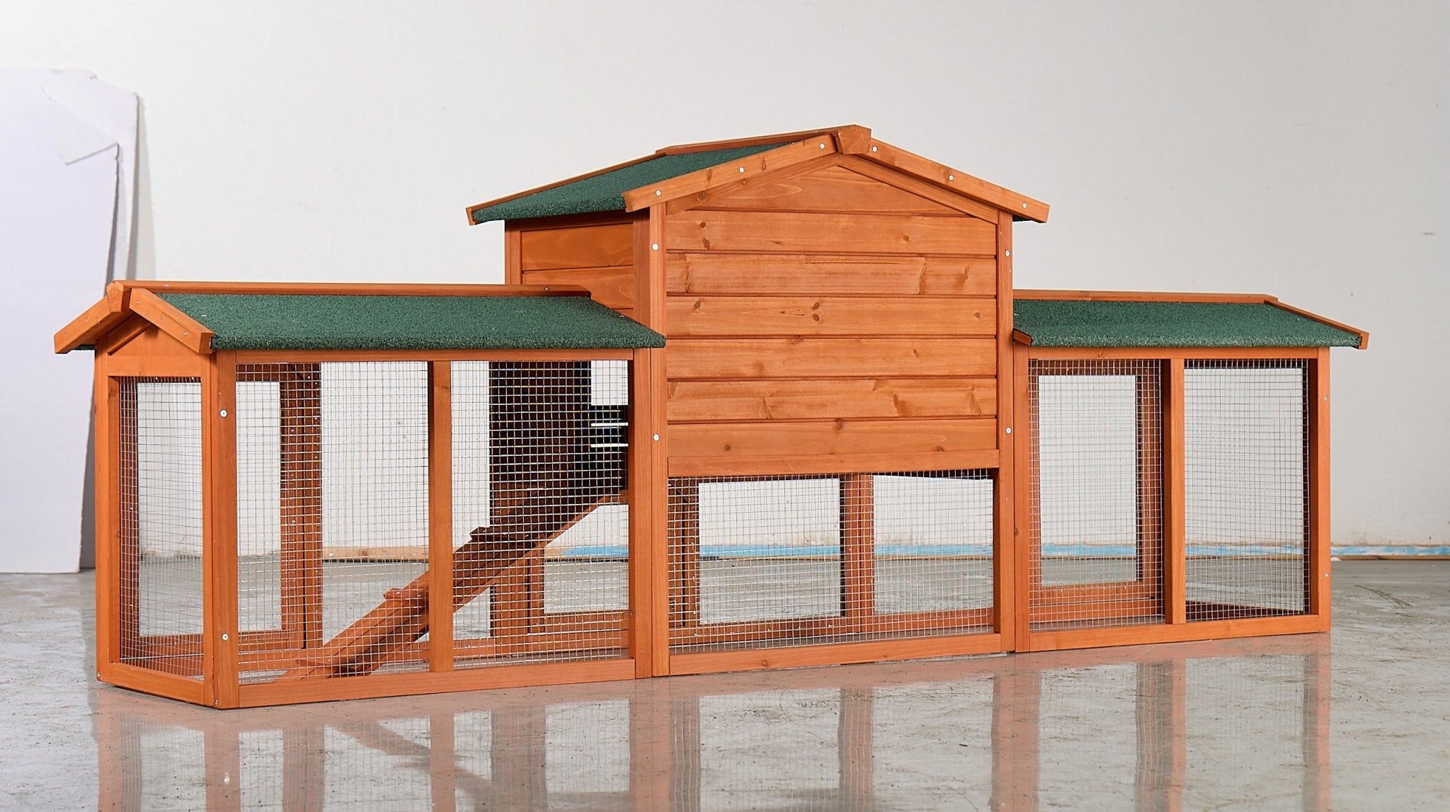 Large wooden outdoor waterproof rabbit cages - KiKiUMi