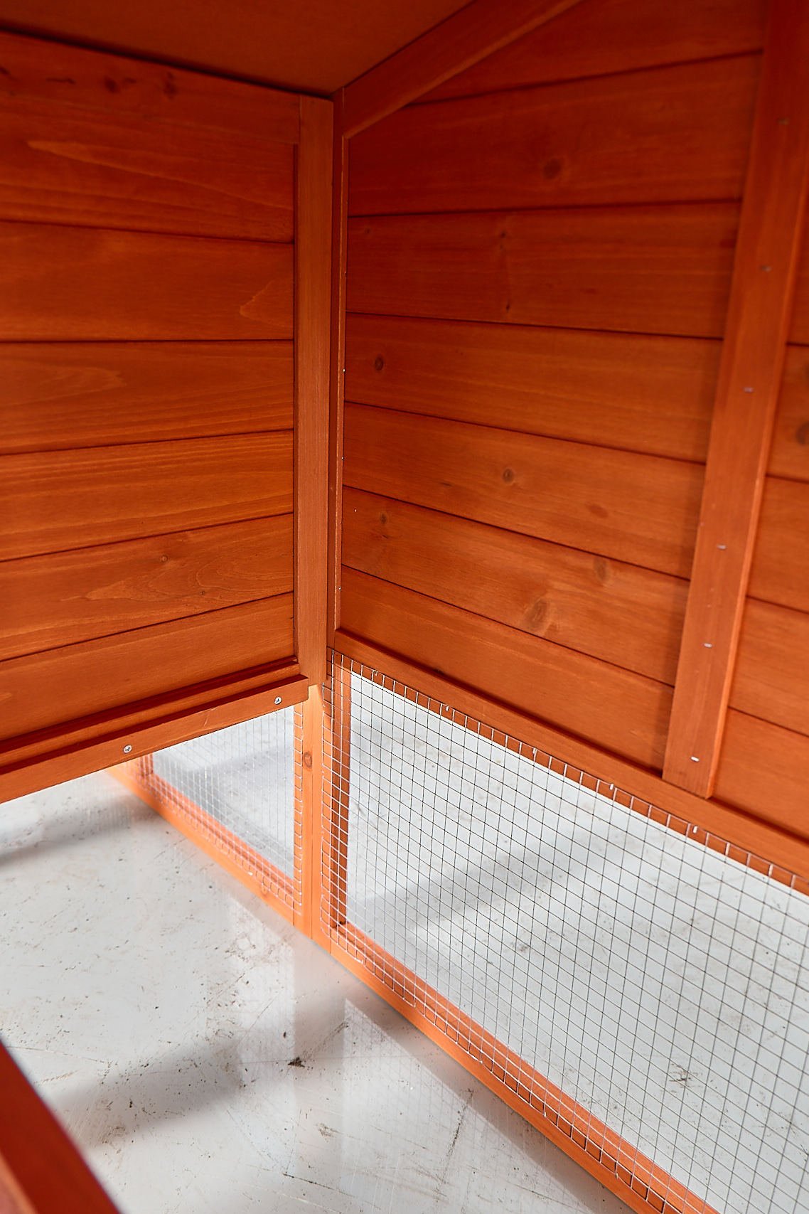 Large wooden outdoor waterproof rabbit cages - KiKiUMi