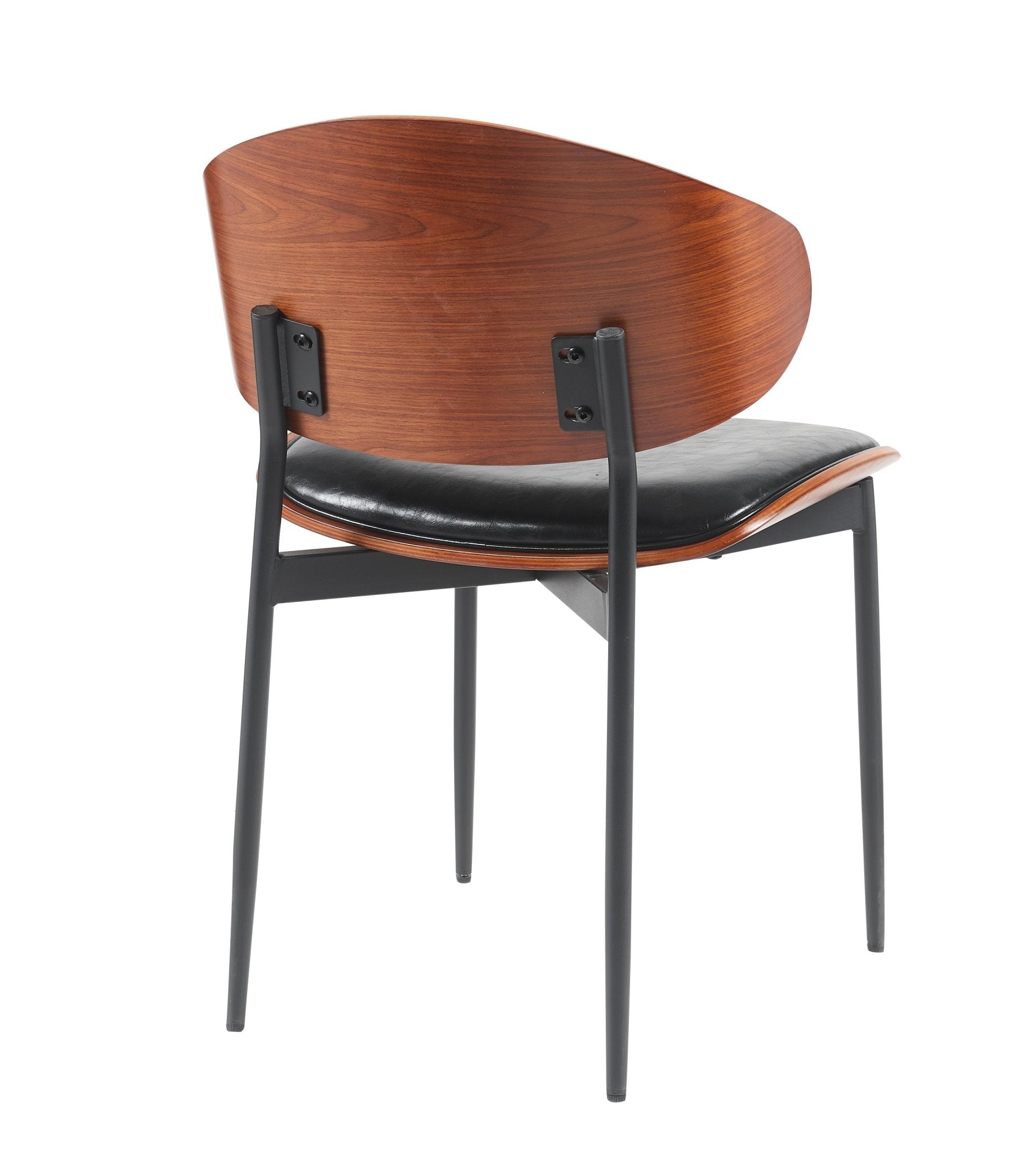 Medieval luxury PU leather modern dining chairs(black) - KiKiUMi